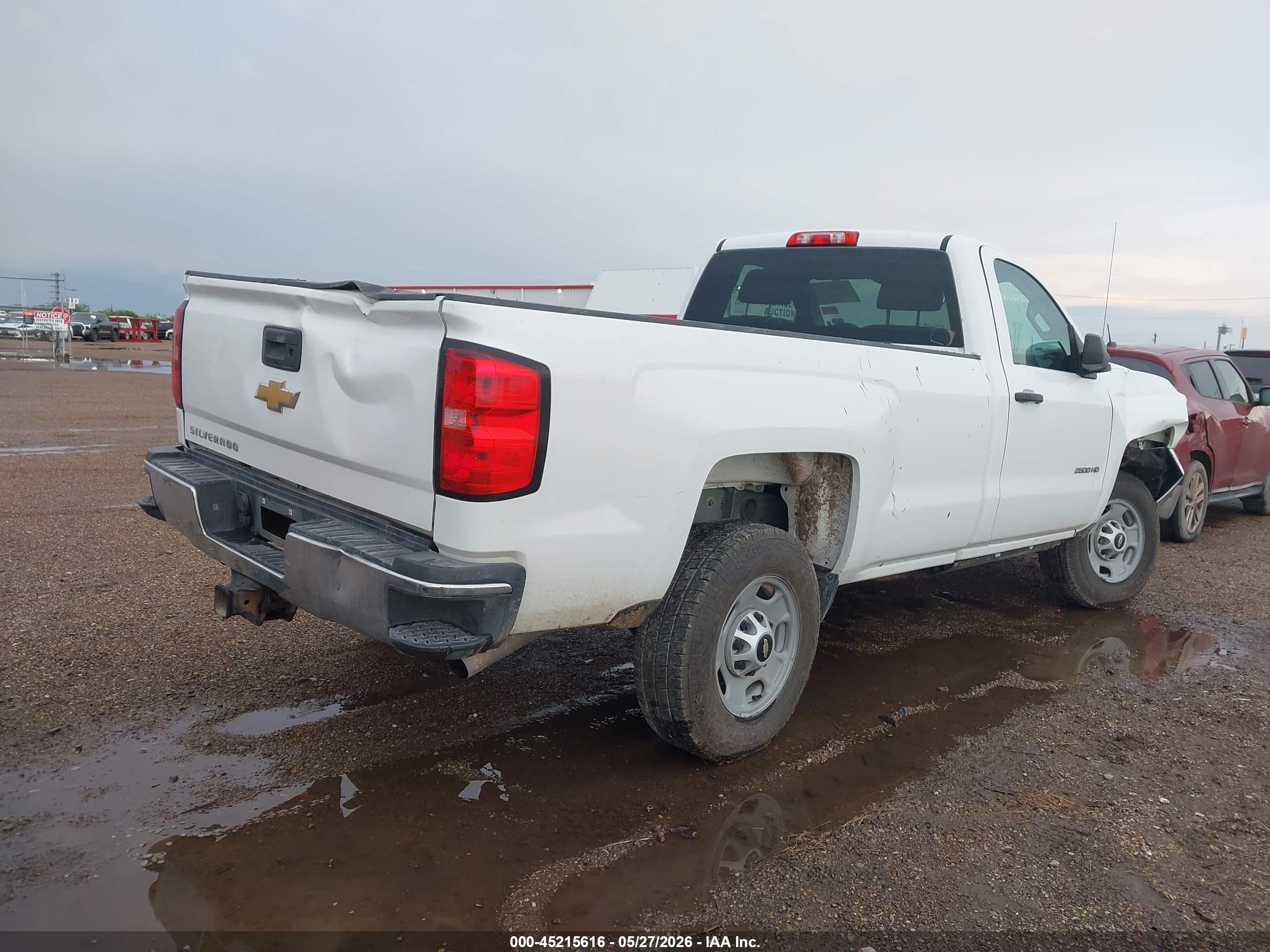 2015 Chevrolet Silverado 2500hd Wt White vin: 1GC0CUEG2FZ534108