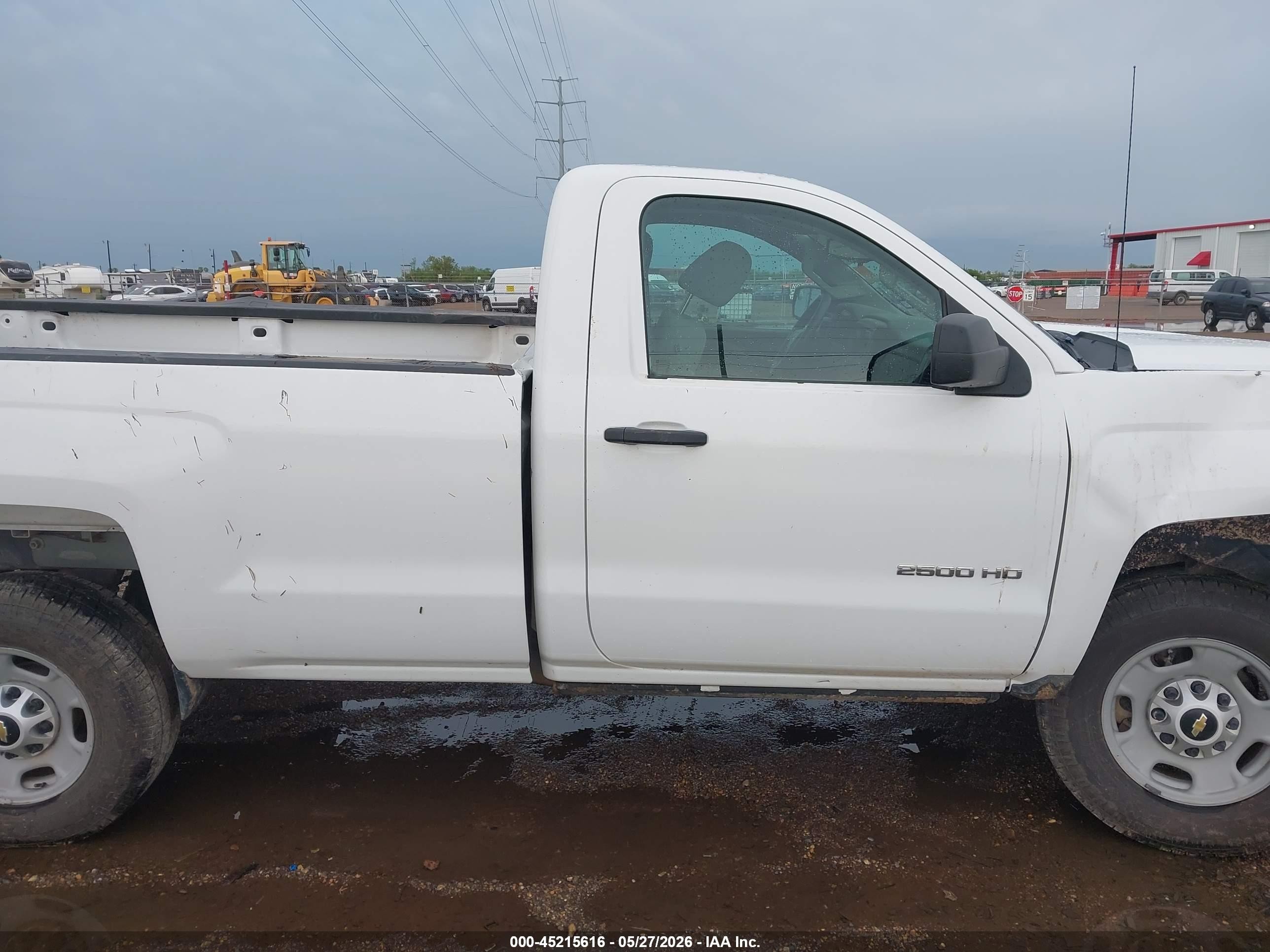 2015 Chevrolet Silverado 2500hd Wt White vin: 1GC0CUEG2FZ534108