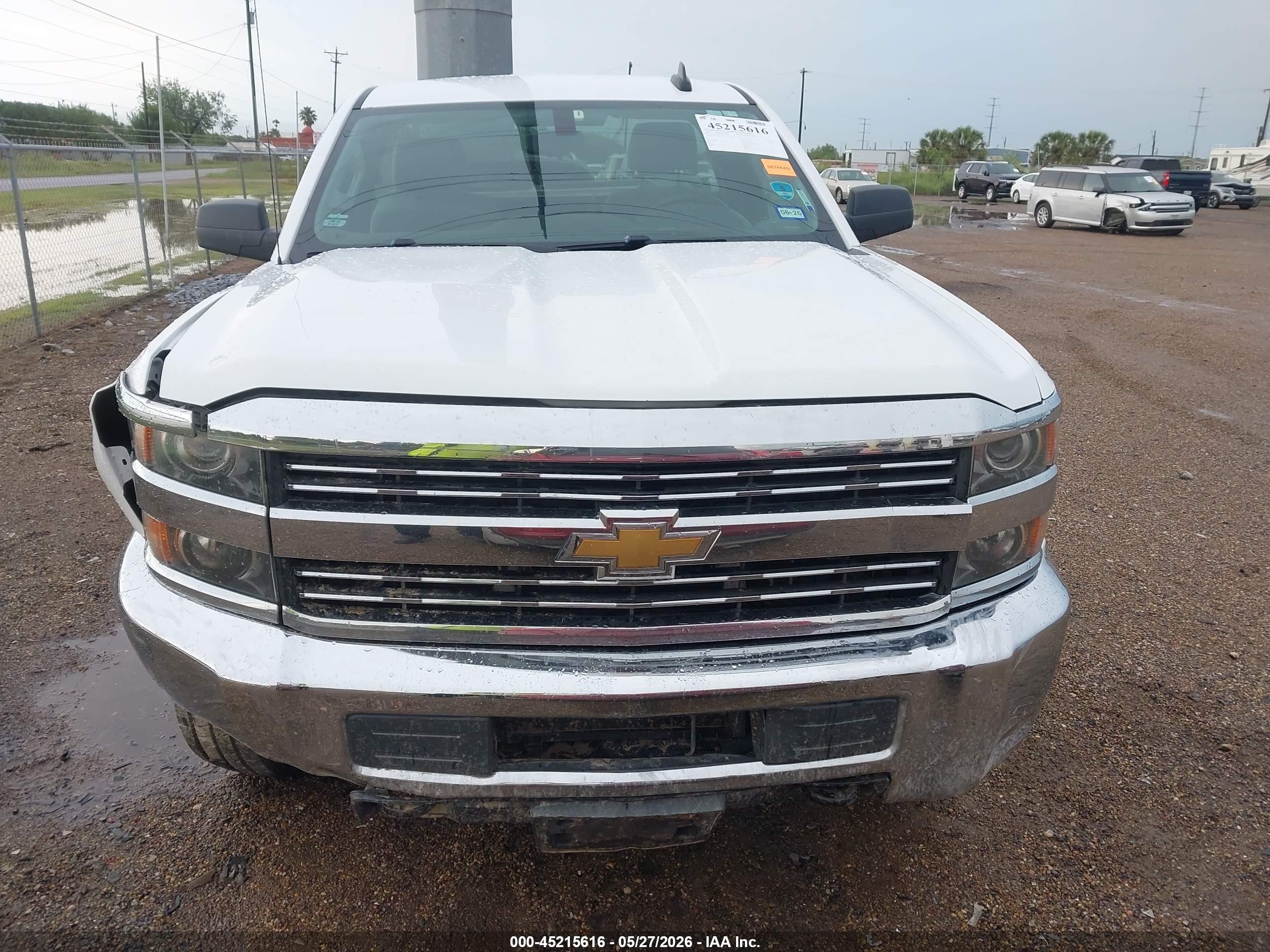 2015 Chevrolet Silverado 2500hd Wt White vin: 1GC0CUEG2FZ534108