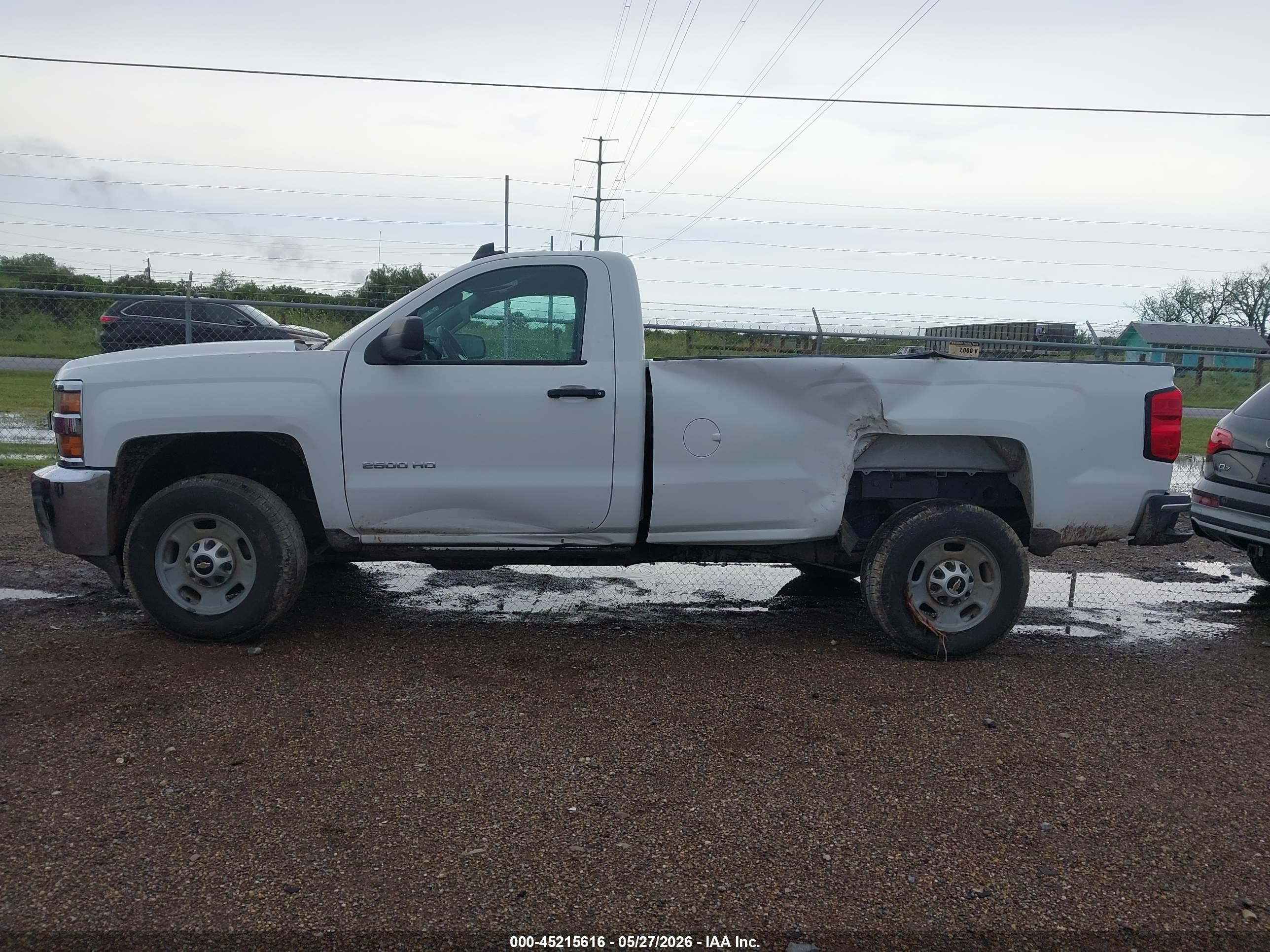 2015 Chevrolet Silverado 2500hd Wt White vin: 1GC0CUEG2FZ534108