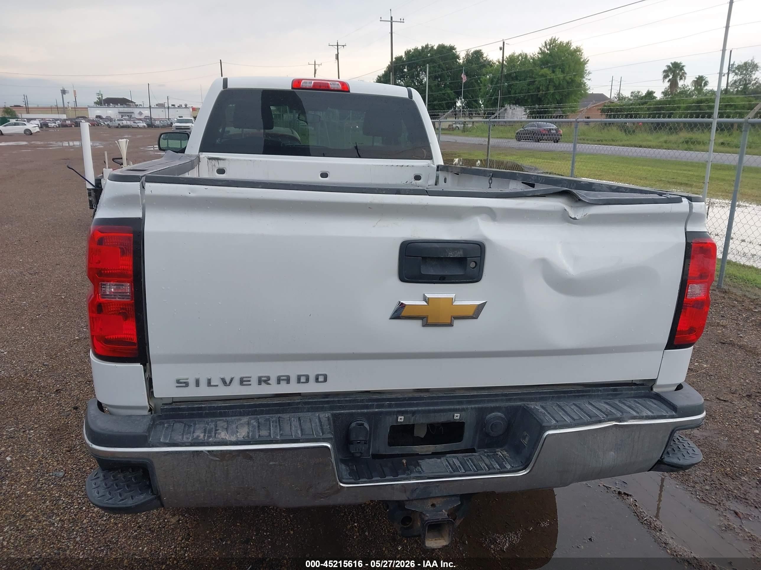 2015 Chevrolet Silverado 2500hd Wt White vin: 1GC0CUEG2FZ534108