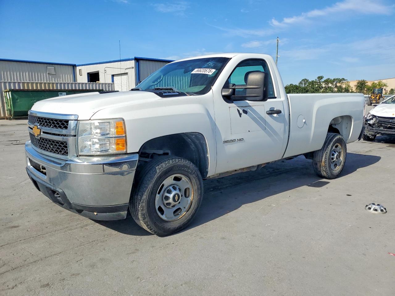 2012 Chevrolet Silverado C2500 Heavy Duty White vin: 1GC0CVC80CF172231