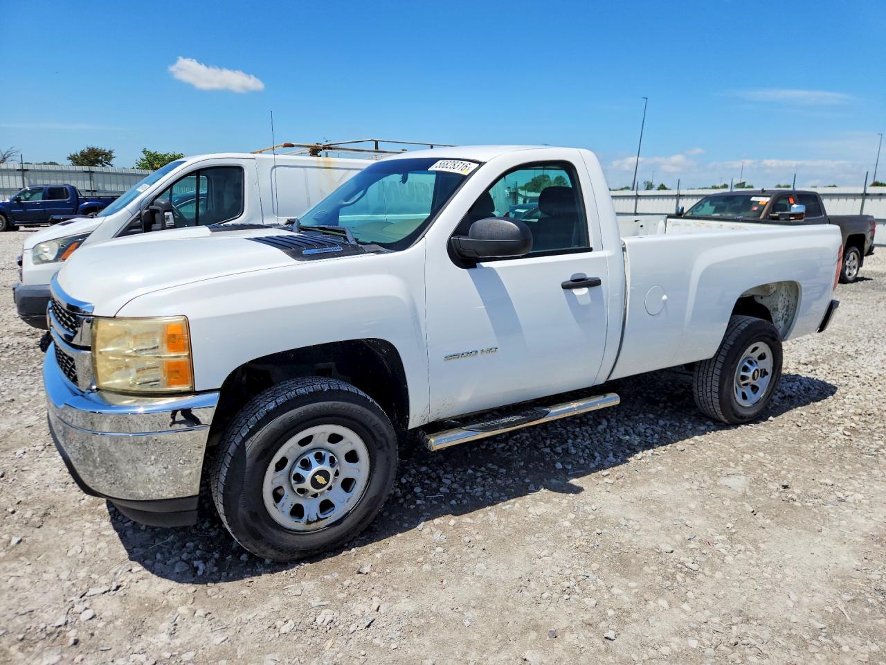 2013 Chevrolet Silverado C2500 Heavy Duty White vin: 1GC0CVC87DF245449