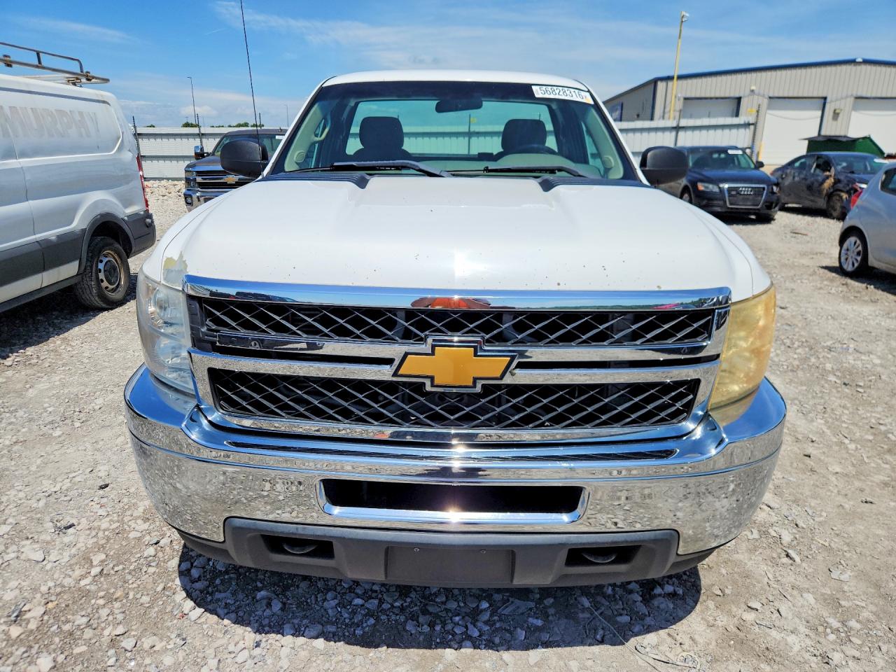 2013 Chevrolet Silverado C2500 Heavy Duty White vin: 1GC0CVC87DF245449