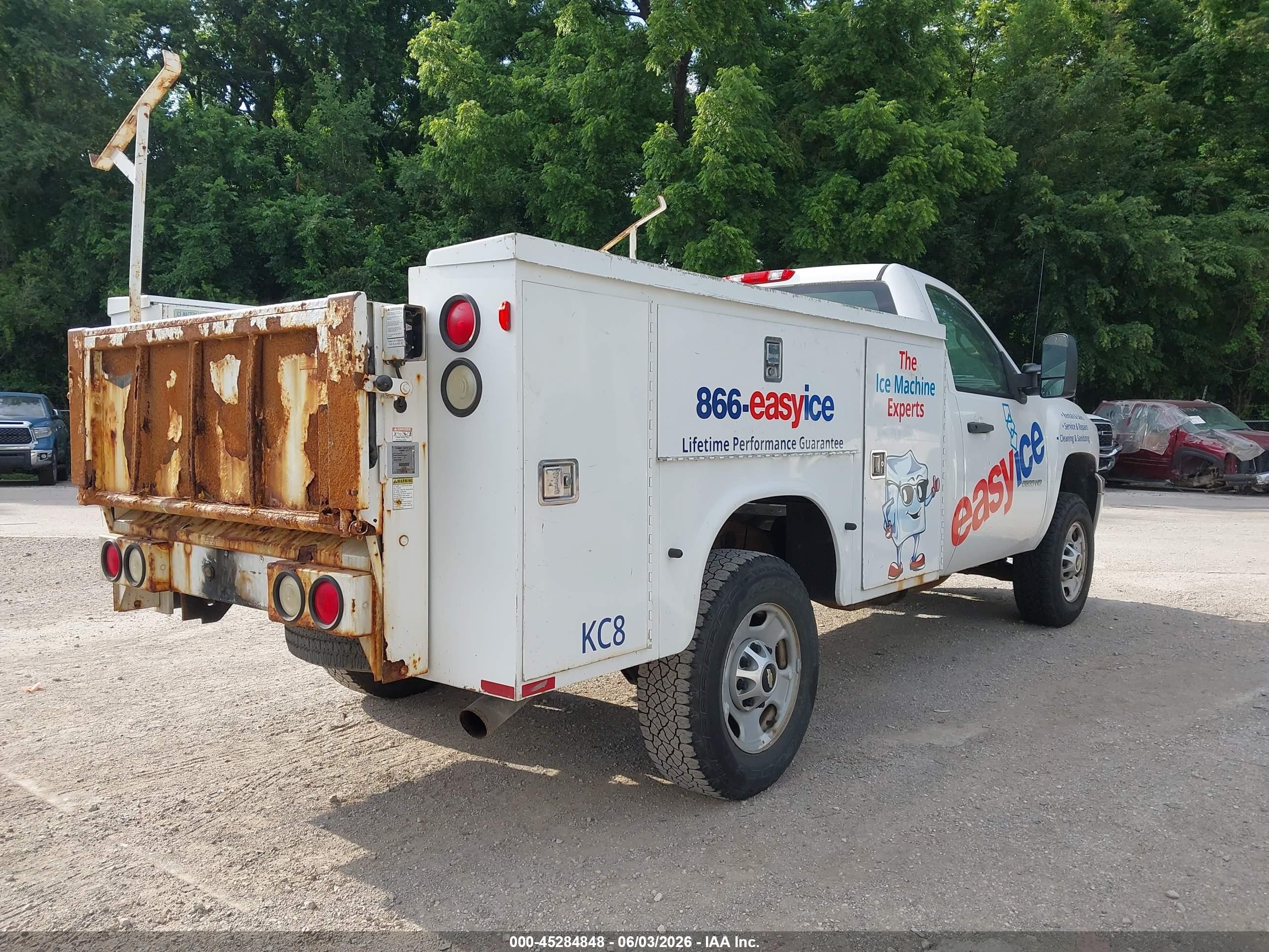 2012 Chevrolet Silverado 2500hd Work Truck White vin: 1GC0CVCG2CF202028