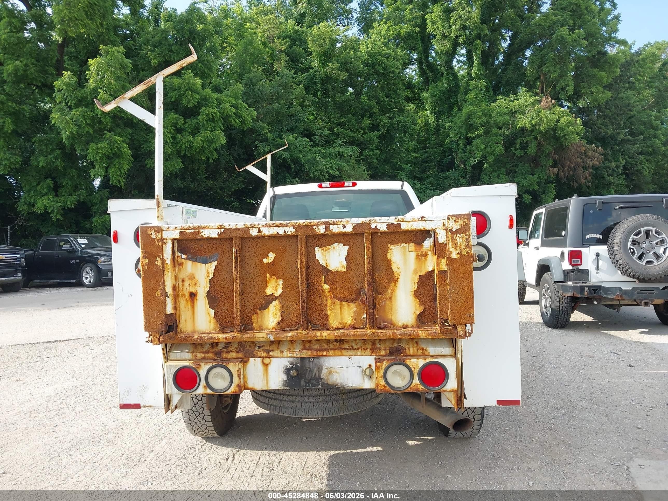 2012 Chevrolet Silverado 2500hd Work Truck White vin: 1GC0CVCG2CF202028