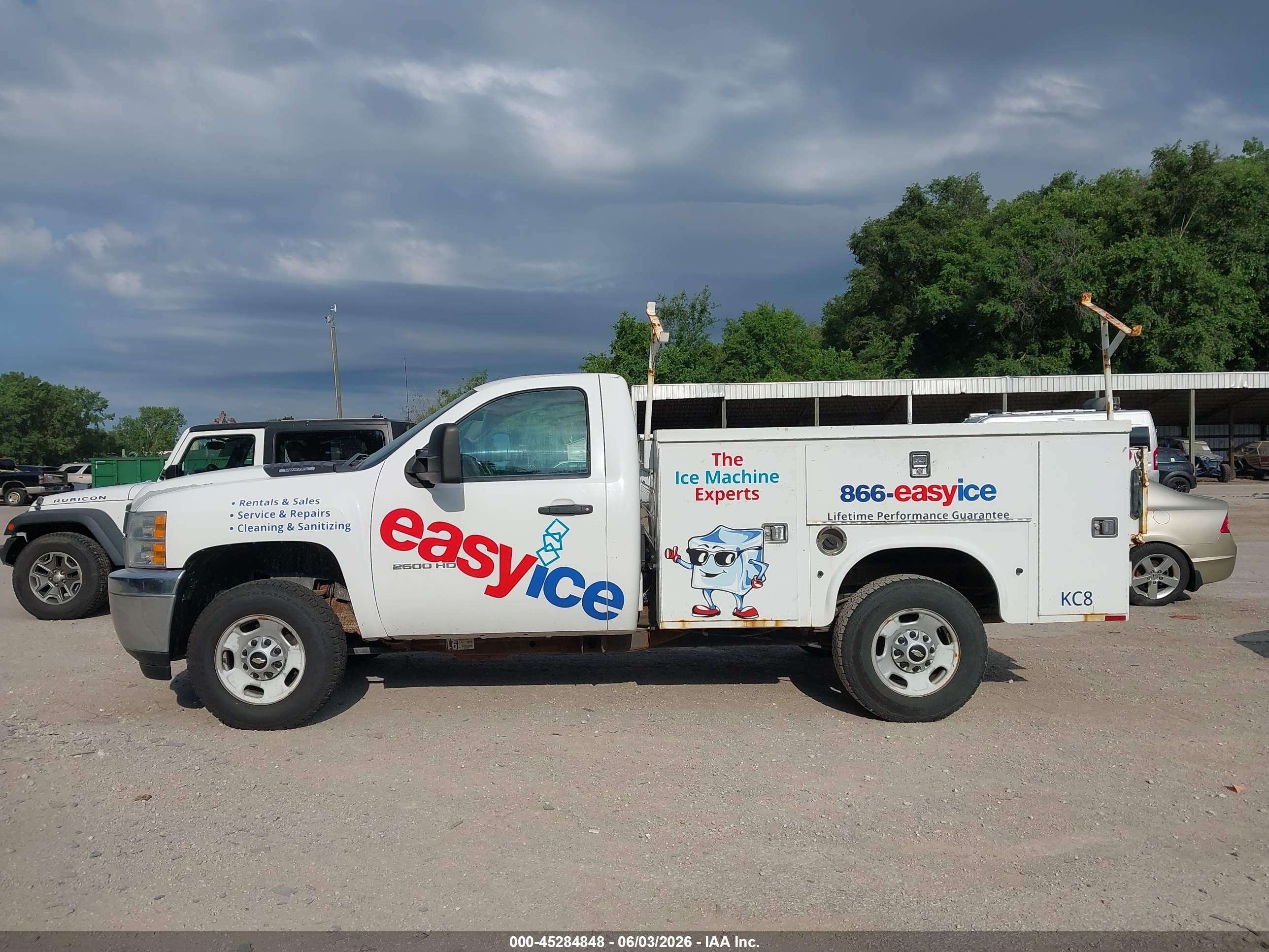2012 Chevrolet Silverado 2500hd Work Truck White vin: 1GC0CVCG2CF202028