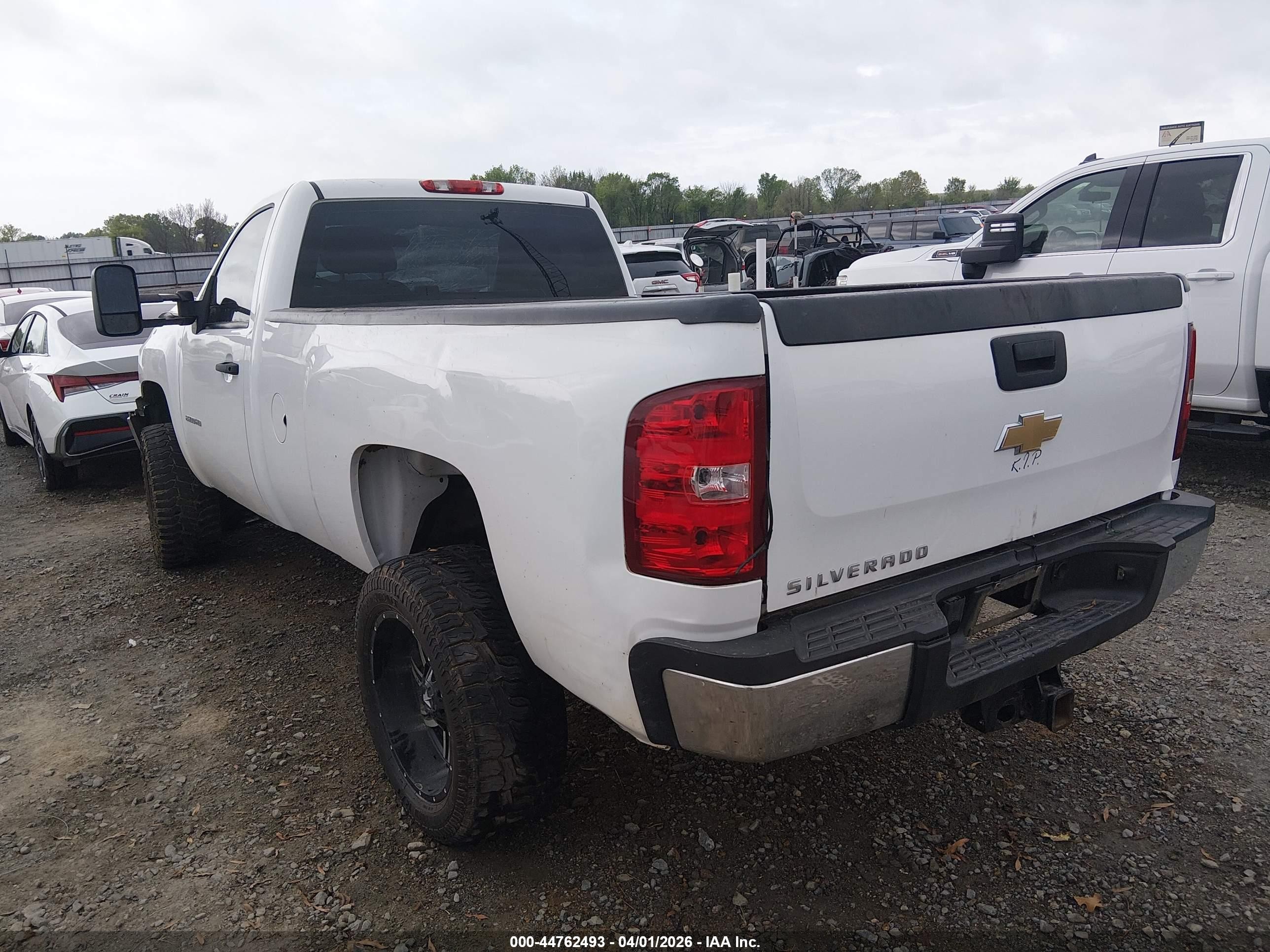 2011 Chevrolet Silverado 2500hd Work Truck White vin: 1GC0CVCG4BF257983