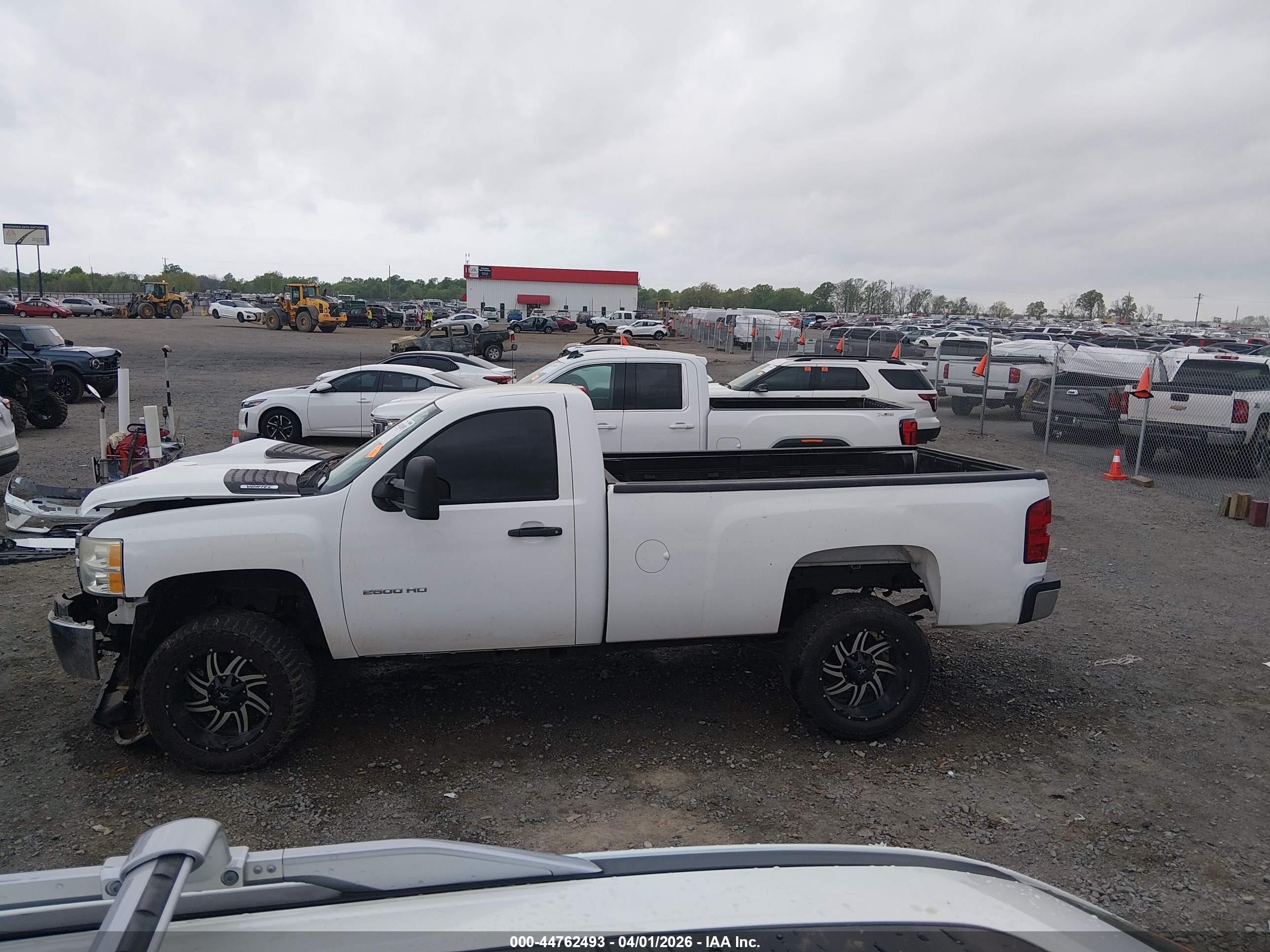 2011 Chevrolet Silverado 2500hd Work Truck White vin: 1GC0CVCG4BF257983