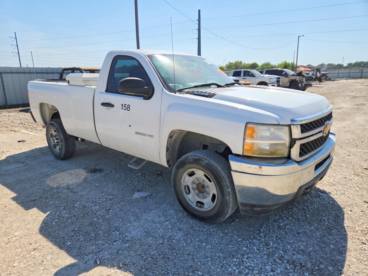 2012 Chevrolet Silverado C2500 Heavy Duty White vin: 1GC0CVCG5CF241339