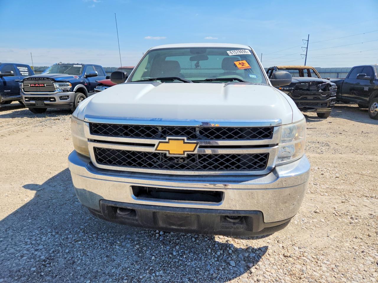 2012 Chevrolet Silverado C2500 Heavy Duty White vin: 1GC0CVCG5CF241339