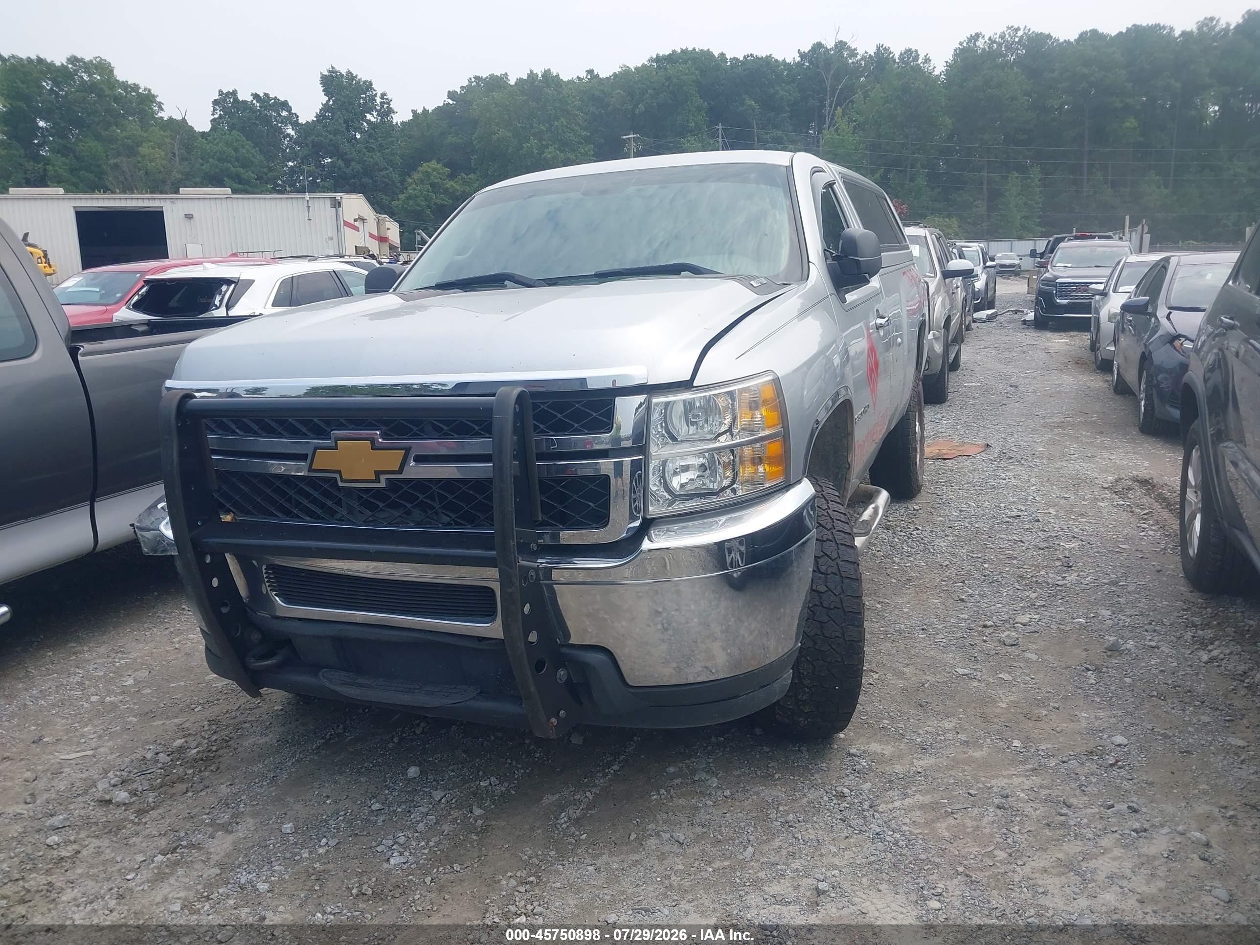 2012 Chevrolet Silverado 2500hd Work Truck Silver vin: 1GC0CVCG6CF151410