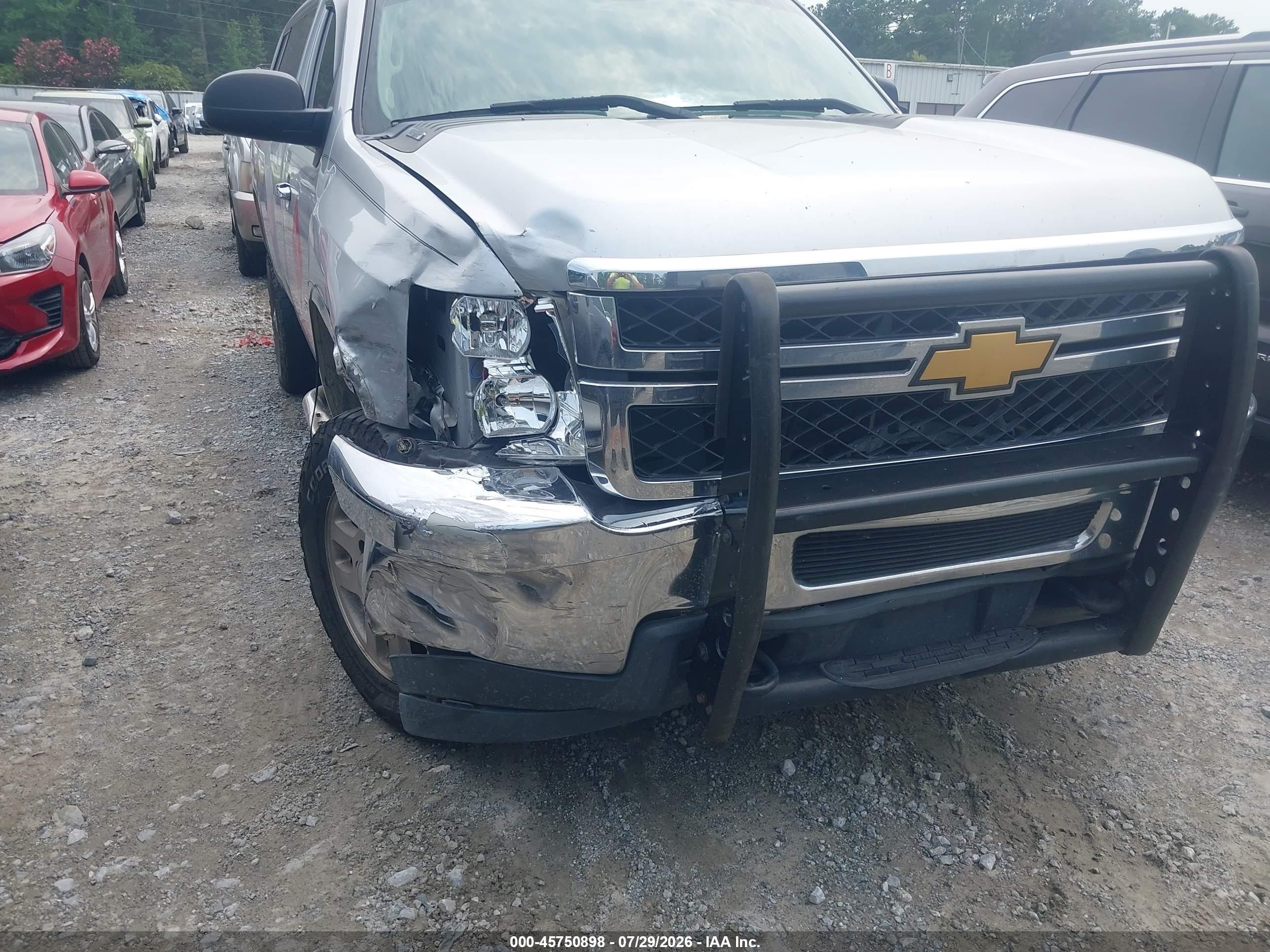 2012 Chevrolet Silverado 2500hd Work Truck Silver vin: 1GC0CVCG6CF151410