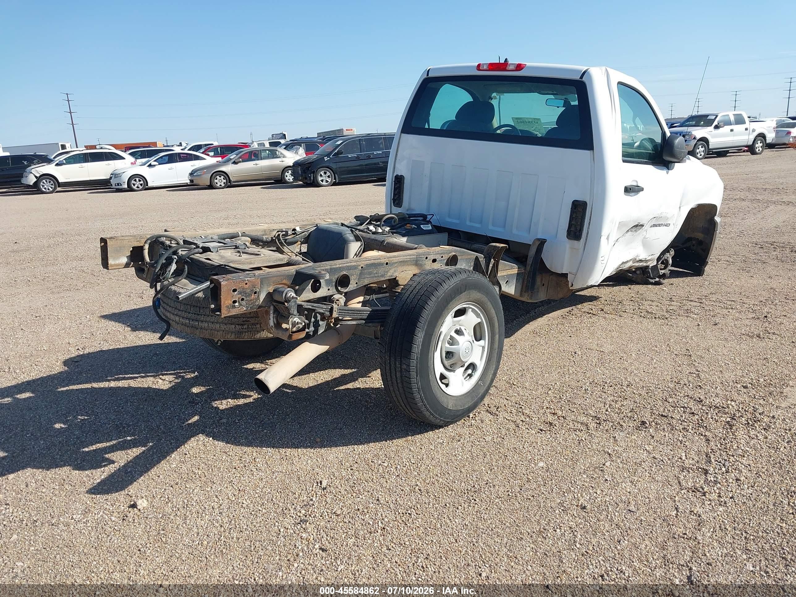2013 Chevrolet Silverado 2500hd Work Truck Белый vin: 1GC0CVCG6DF102984