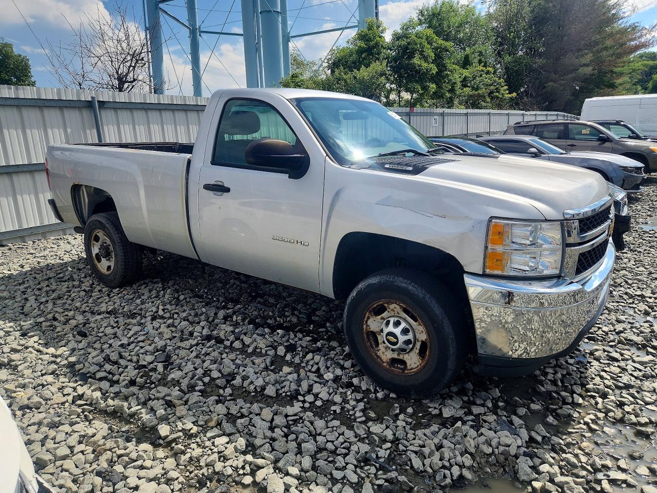 2013 Chevrolet Silverado C2500 Heavy Duty Silver vin: 1GC0CVCG6DF224342