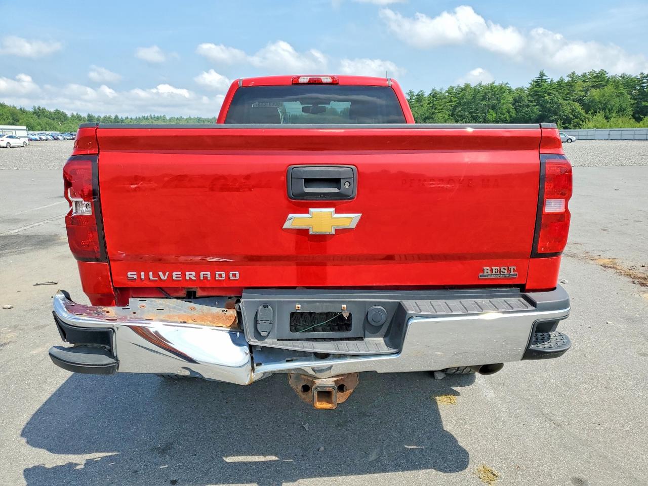 2015 Chevrolet Silverado K2500 Heavy Duty Red vin: 1GC0KUEG5FZ514521