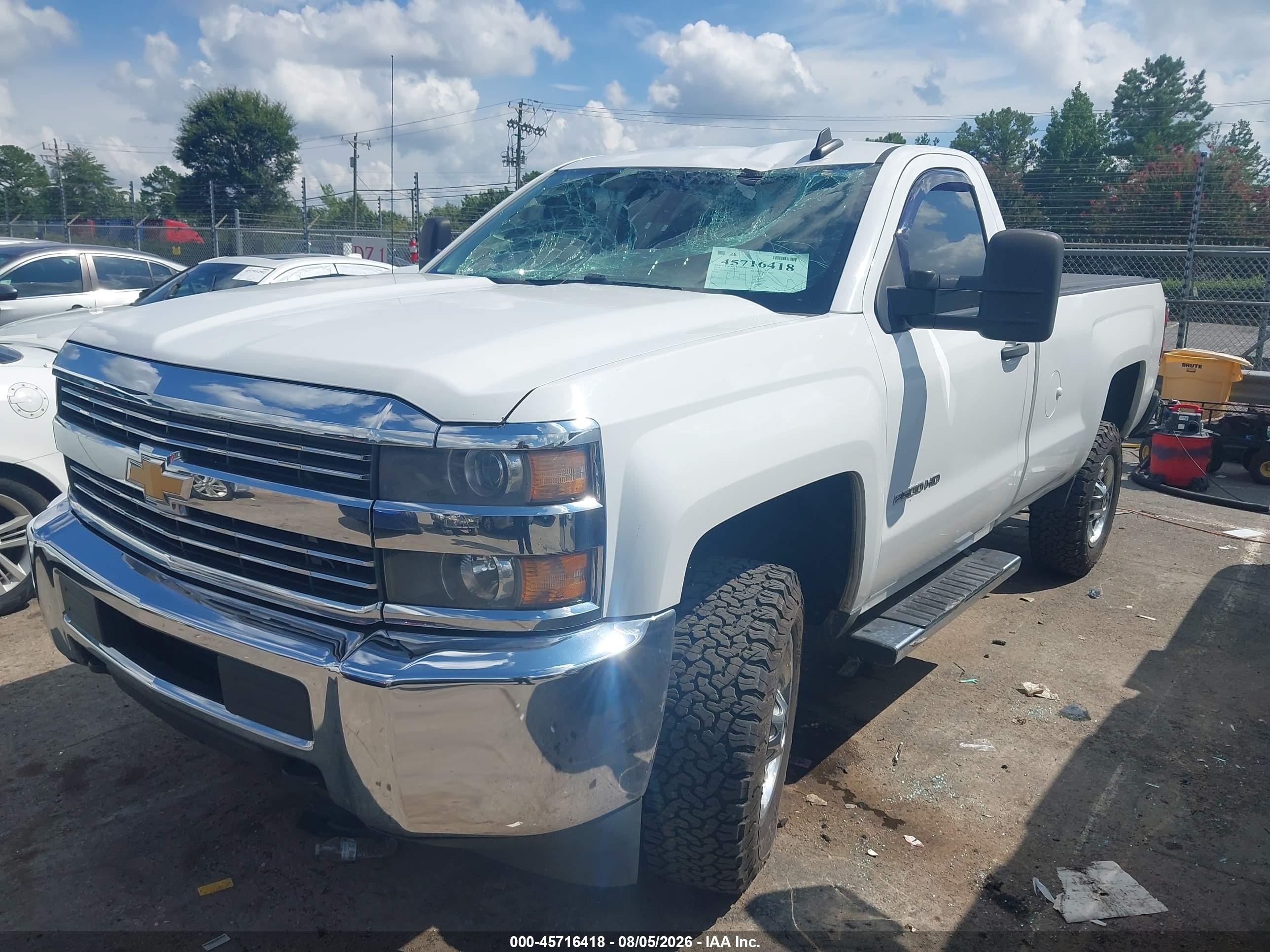 2015 Chevrolet Silverado 2500hd Built After Aug 14 Work Truck Белый vin: 1GC0KUEG9FZ502517