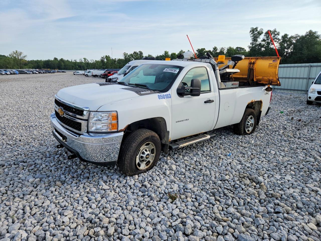 2013 Chevrolet Silverado K2500 Heavy Duty Белый vin: 1GC0KVC84DF236839