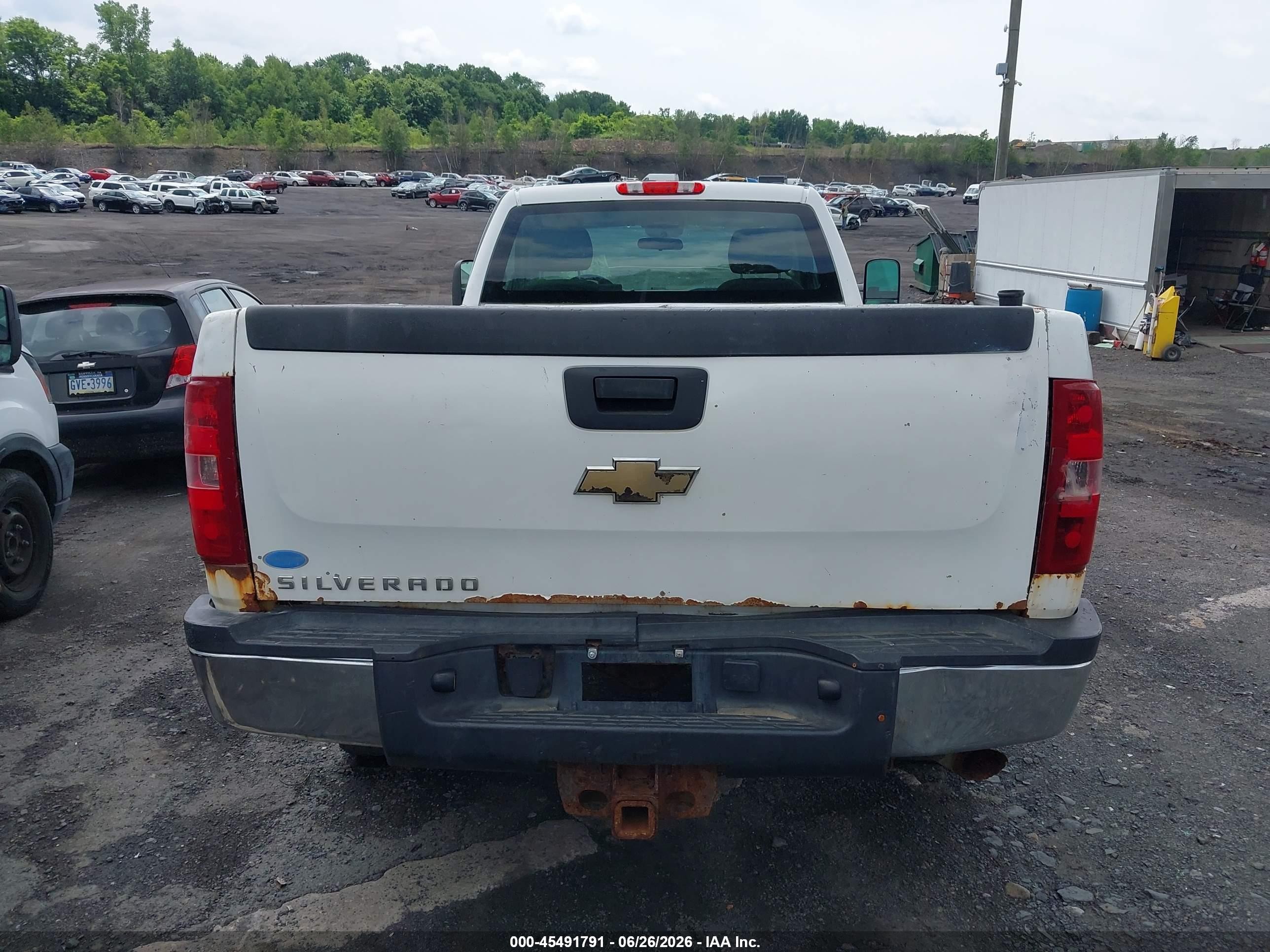 2011 Chevrolet Silverado 2500hd Work Truck White vin: 1GC0KVCG1BF122446