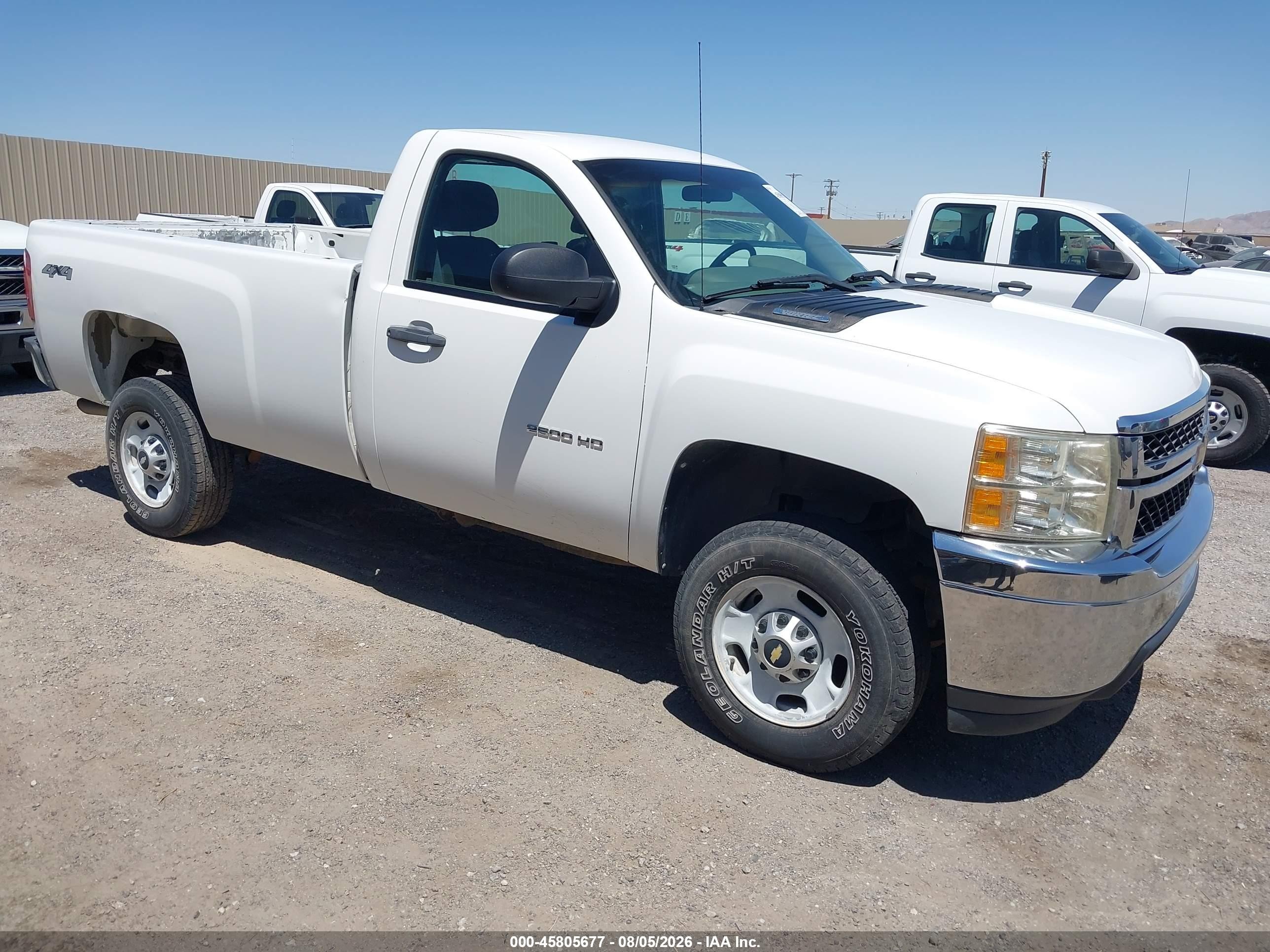 2011 Chevrolet Silverado 2500hd Work Truck Белый vin: 1GC0KVCG2BF204301