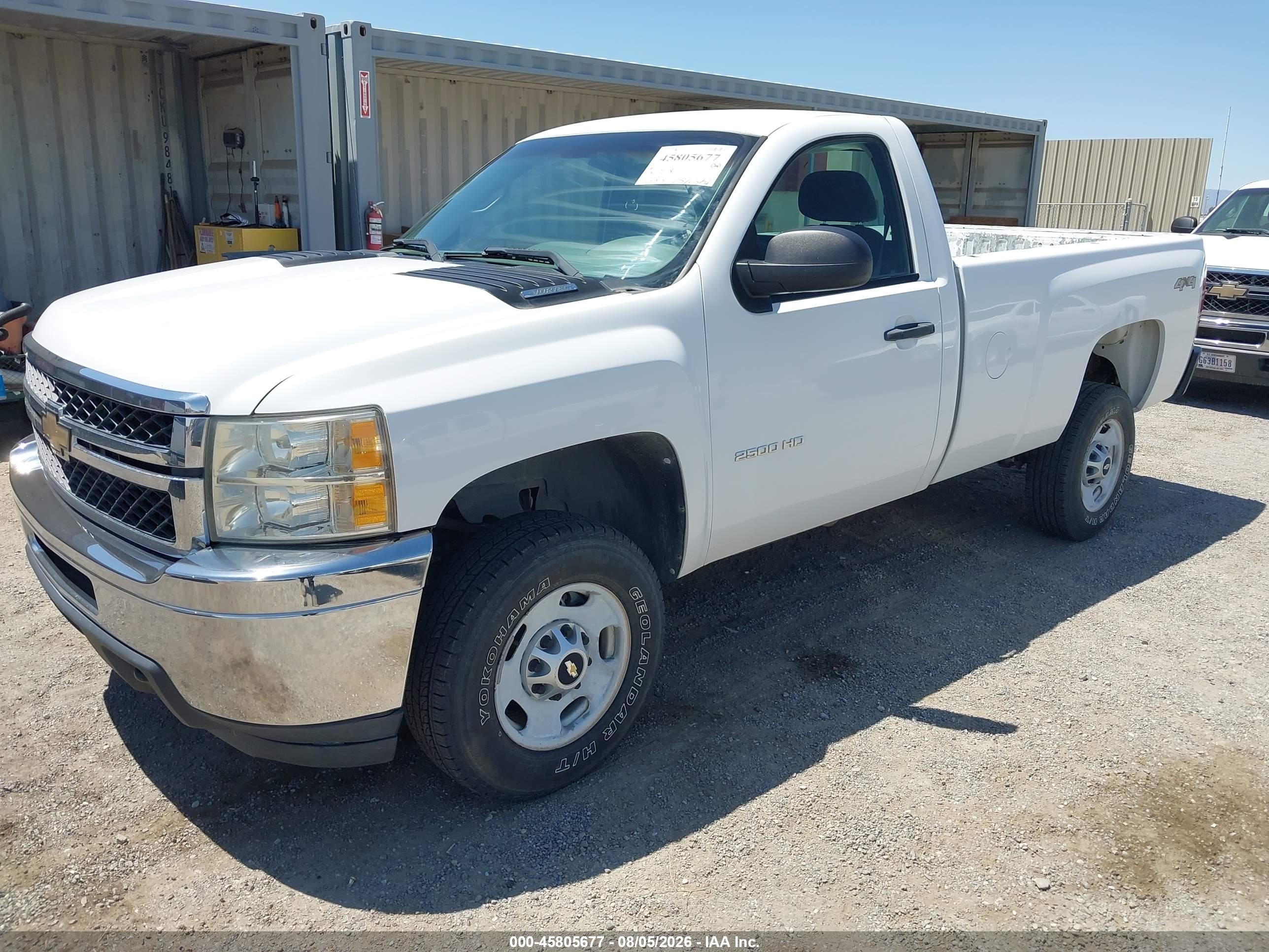 2011 Chevrolet Silverado 2500hd Work Truck Белый vin: 1GC0KVCG2BF204301