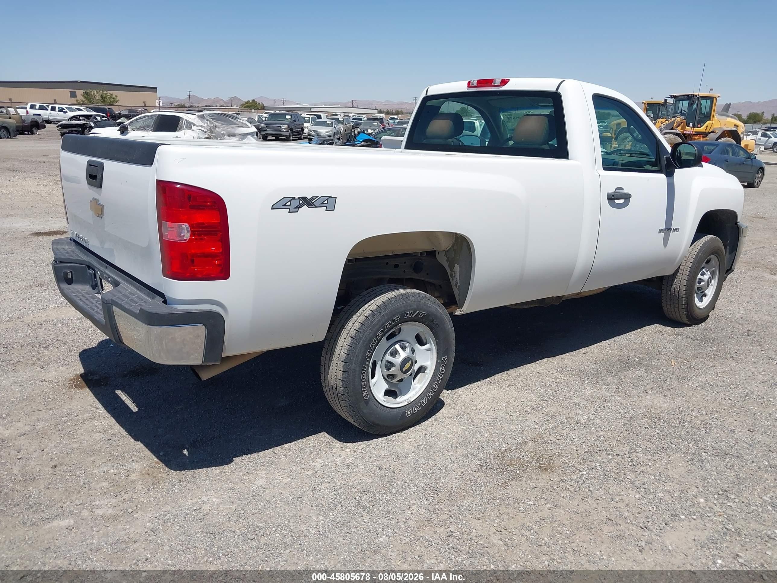 2011 Chevrolet Silverado 2500hd Work Truck White vin: 1GC0KVCG3BF203576
