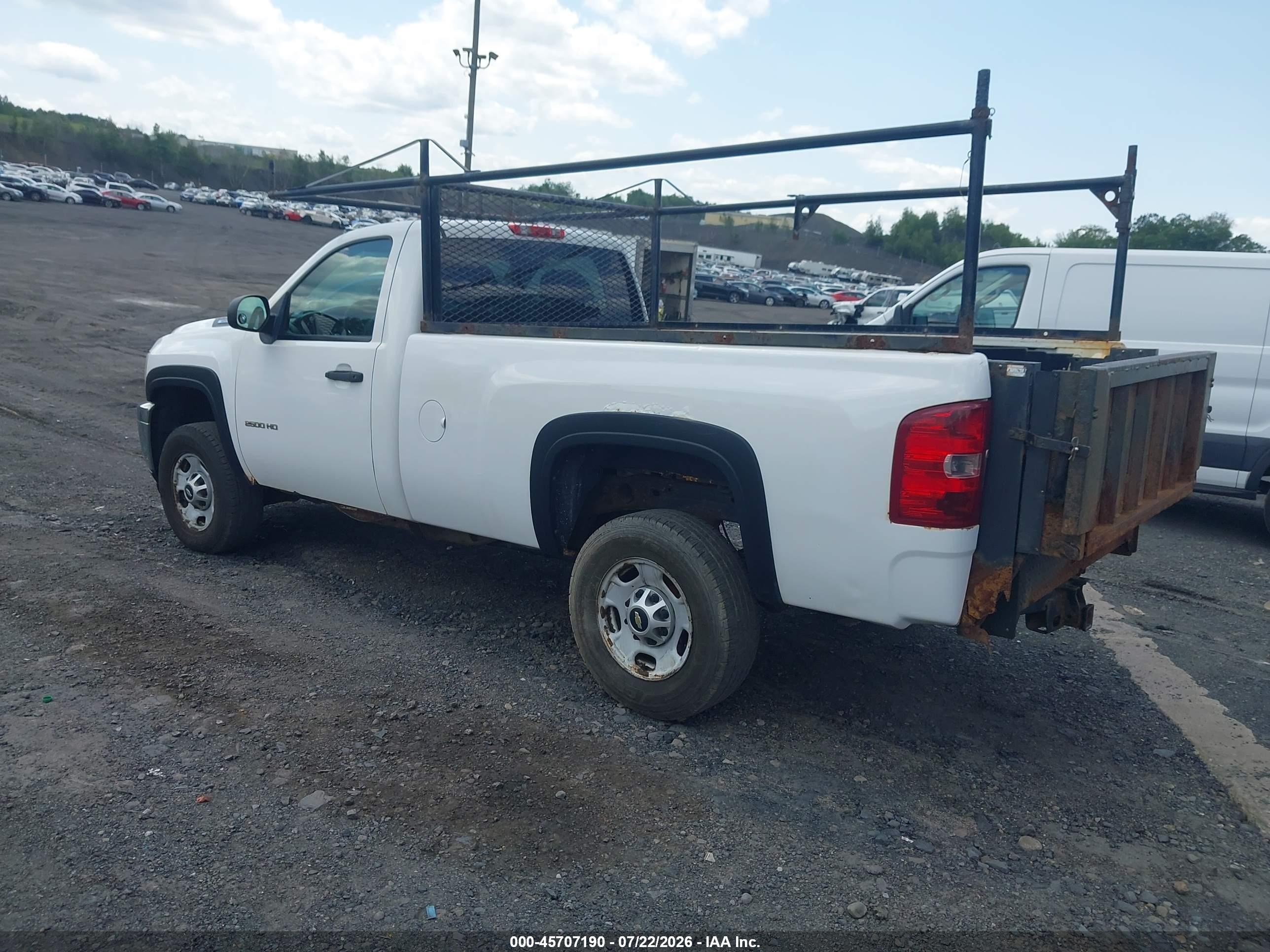 2012 Chevrolet Silverado 2500hd Work Truck White vin: 1GC0KVCG4CZ115250