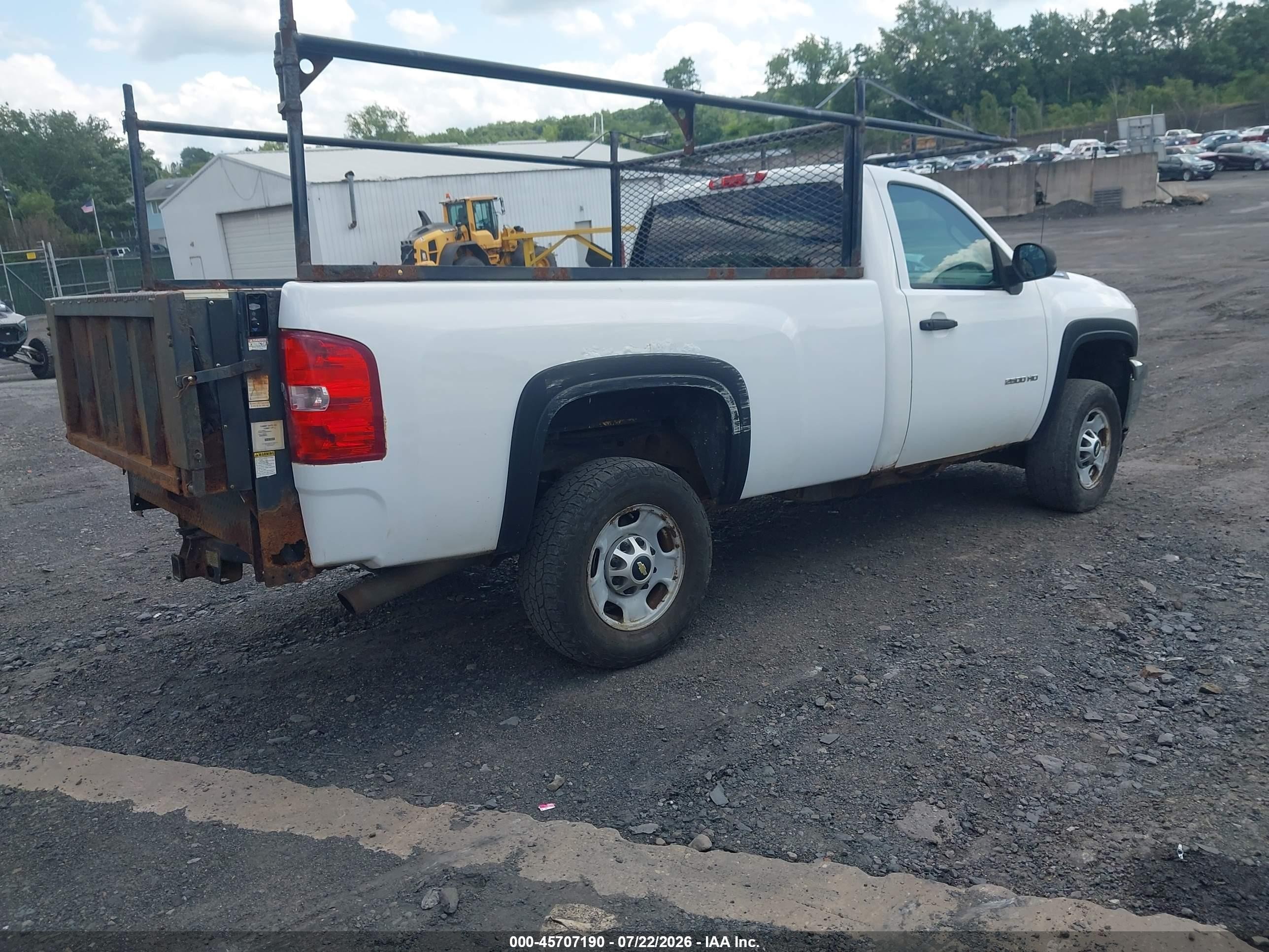 2012 Chevrolet Silverado 2500hd Work Truck White vin: 1GC0KVCG4CZ115250