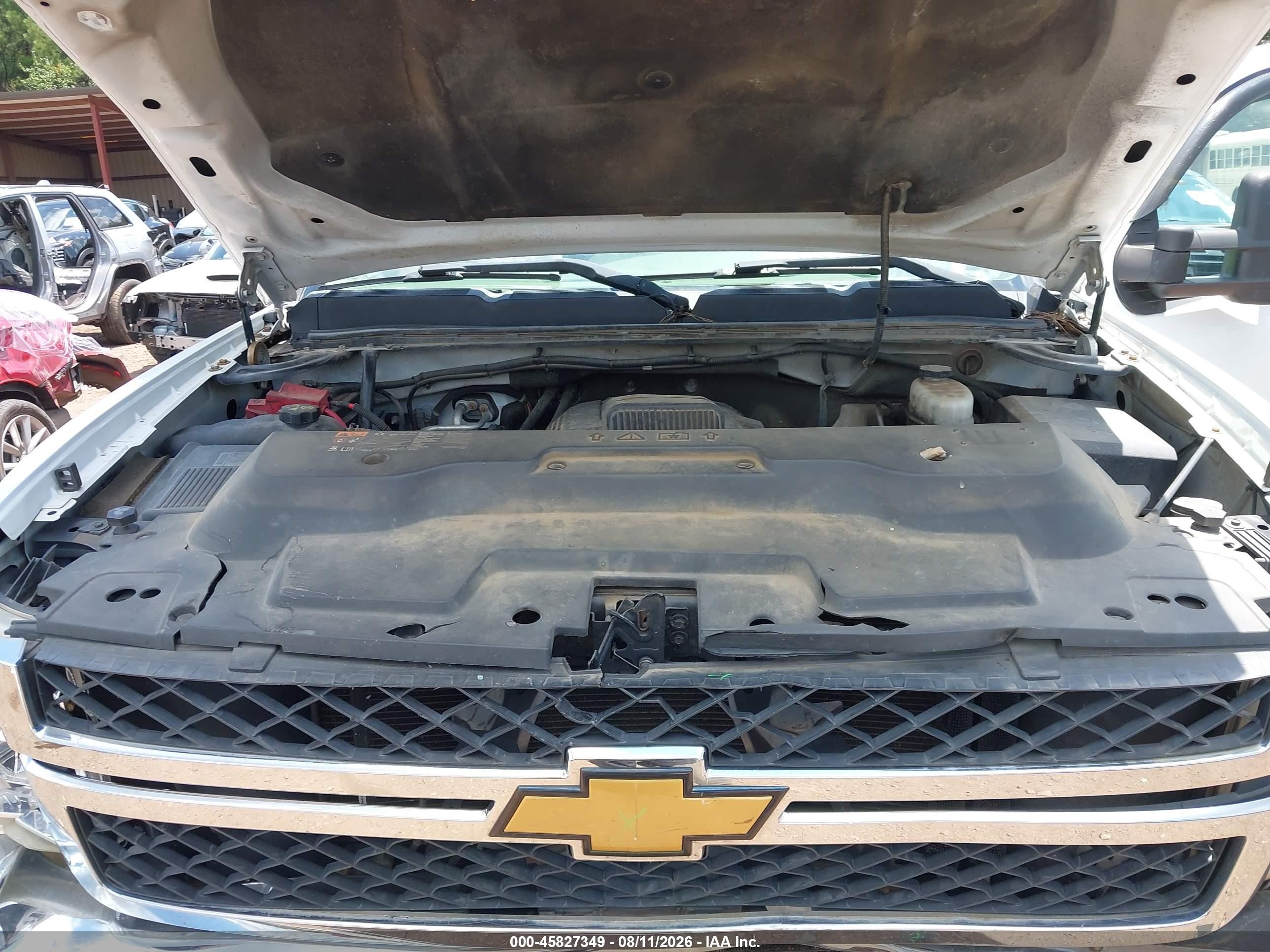 2012 Chevrolet Silverado 2500hd Work Truck White vin: 1GC0KVCG6CZ204320
