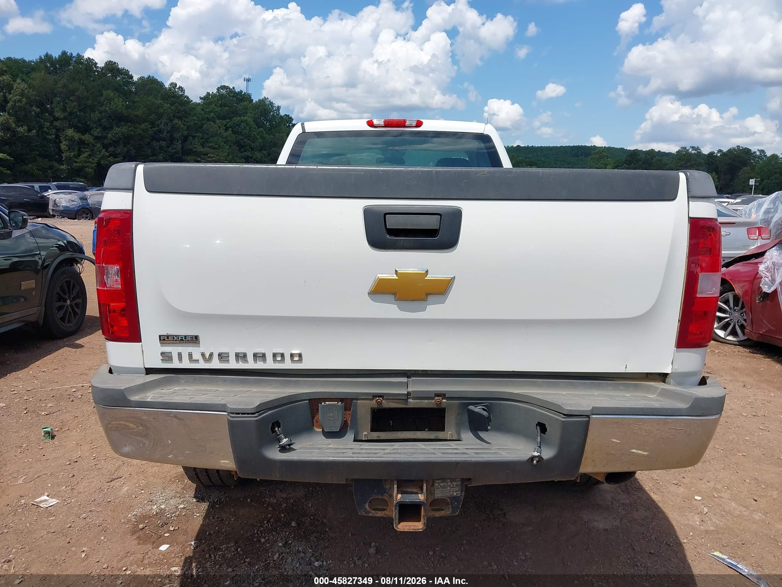2012 Chevrolet Silverado 2500hd Work Truck White vin: 1GC0KVCG6CZ204320