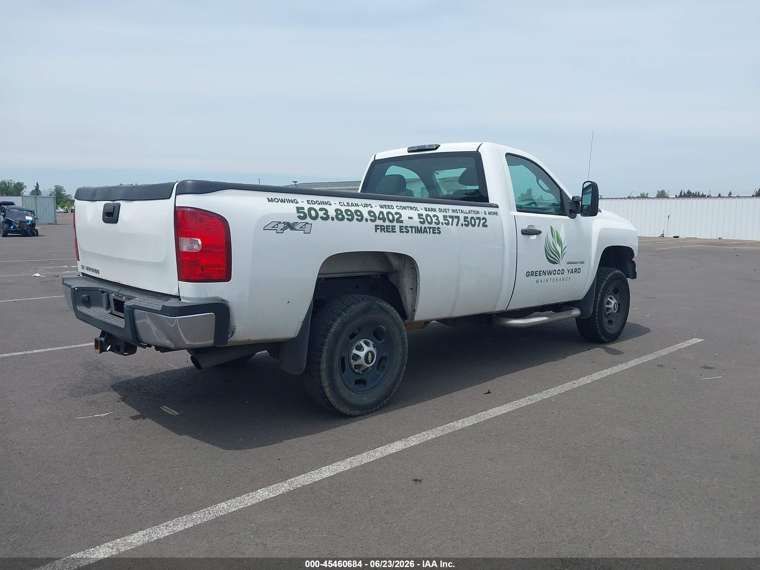 2012 Chevrolet Silverado 2500hd Work Truck White vin: 1GC0KVCG8CF202747