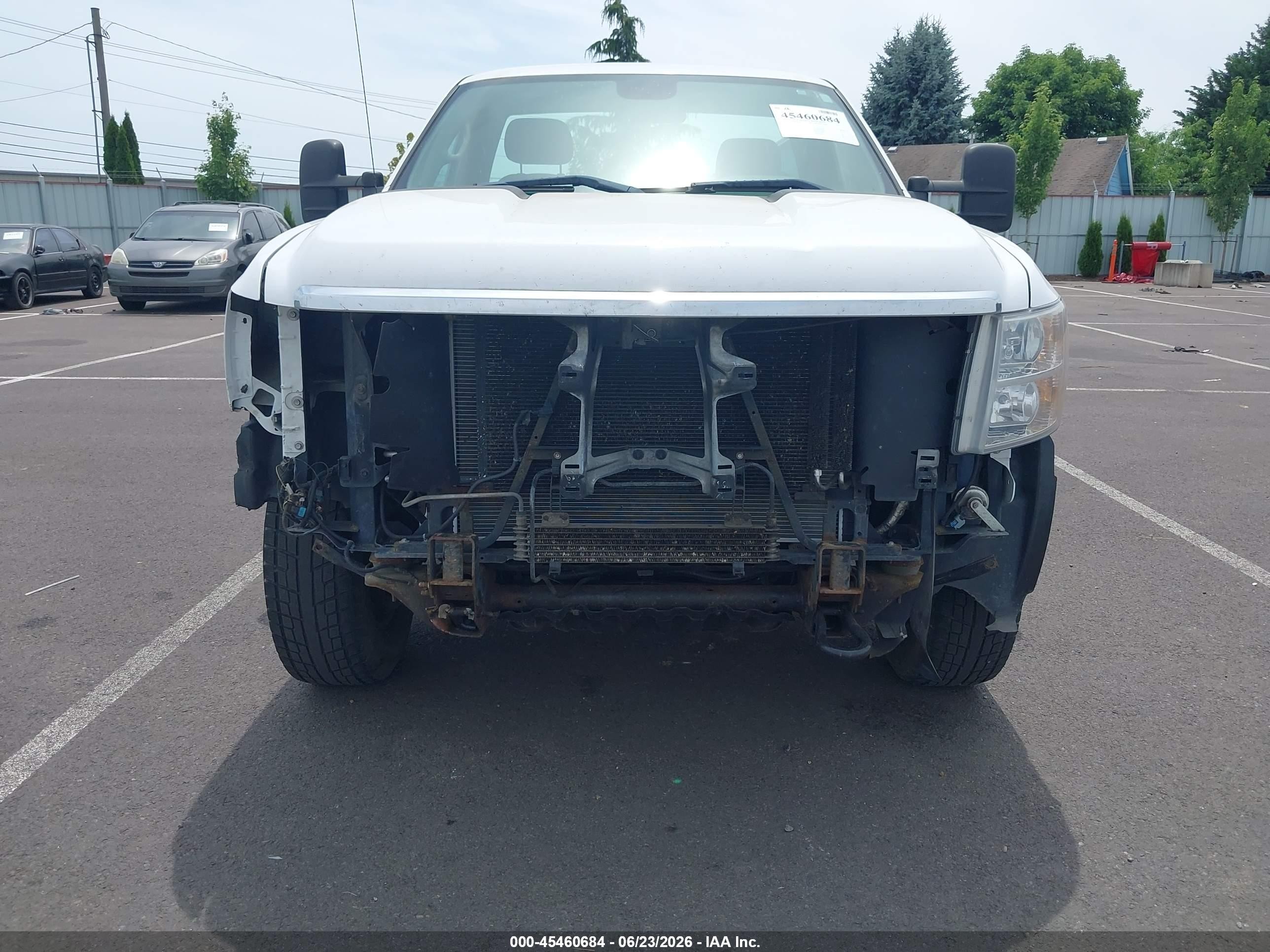 2012 Chevrolet Silverado 2500hd Work Truck White vin: 1GC0KVCG8CF202747