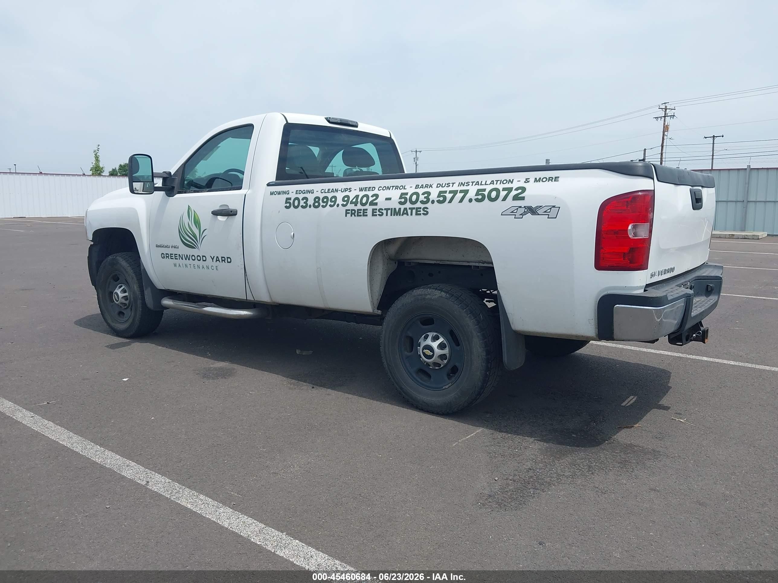 2012 Chevrolet Silverado 2500hd Work Truck White vin: 1GC0KVCG8CF202747