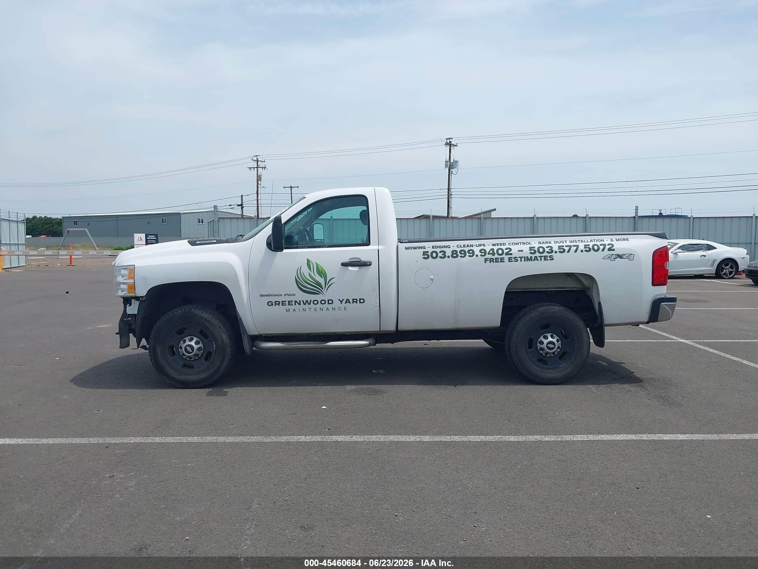2012 Chevrolet Silverado 2500hd Work Truck White vin: 1GC0KVCG8CF202747