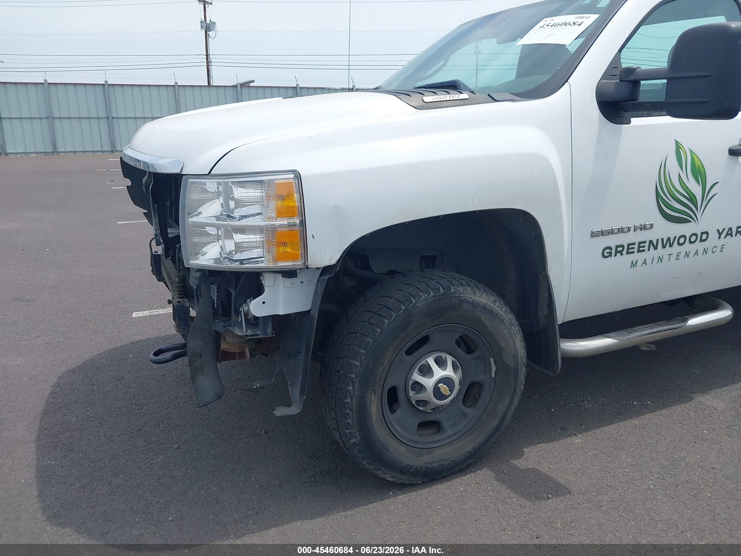 2012 Chevrolet Silverado 2500hd Work Truck White vin: 1GC0KVCG8CF202747