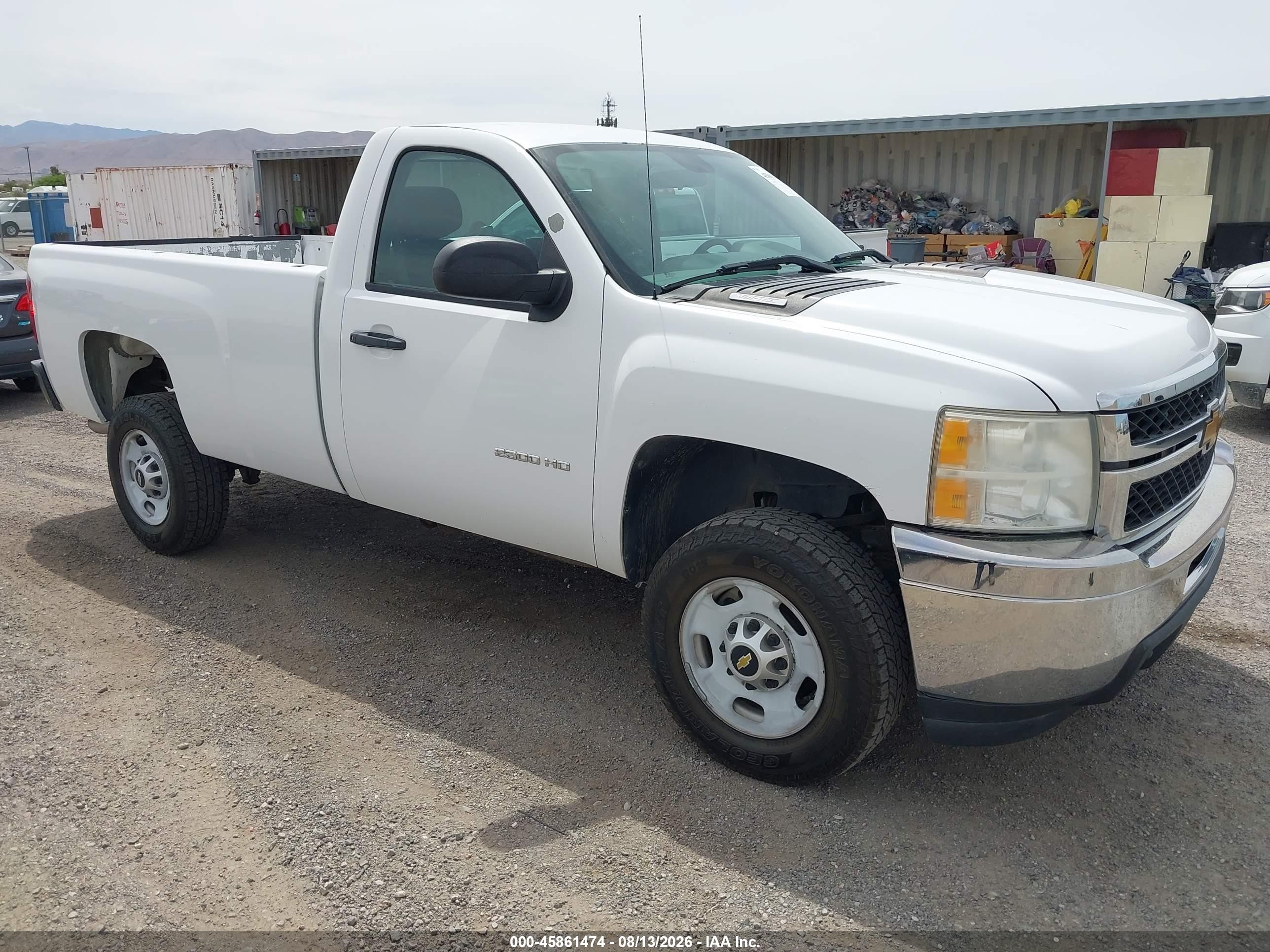 2013 Chevrolet Silverado 2500hd Work Truck White vin: 1GC0KVCG9DZ286285