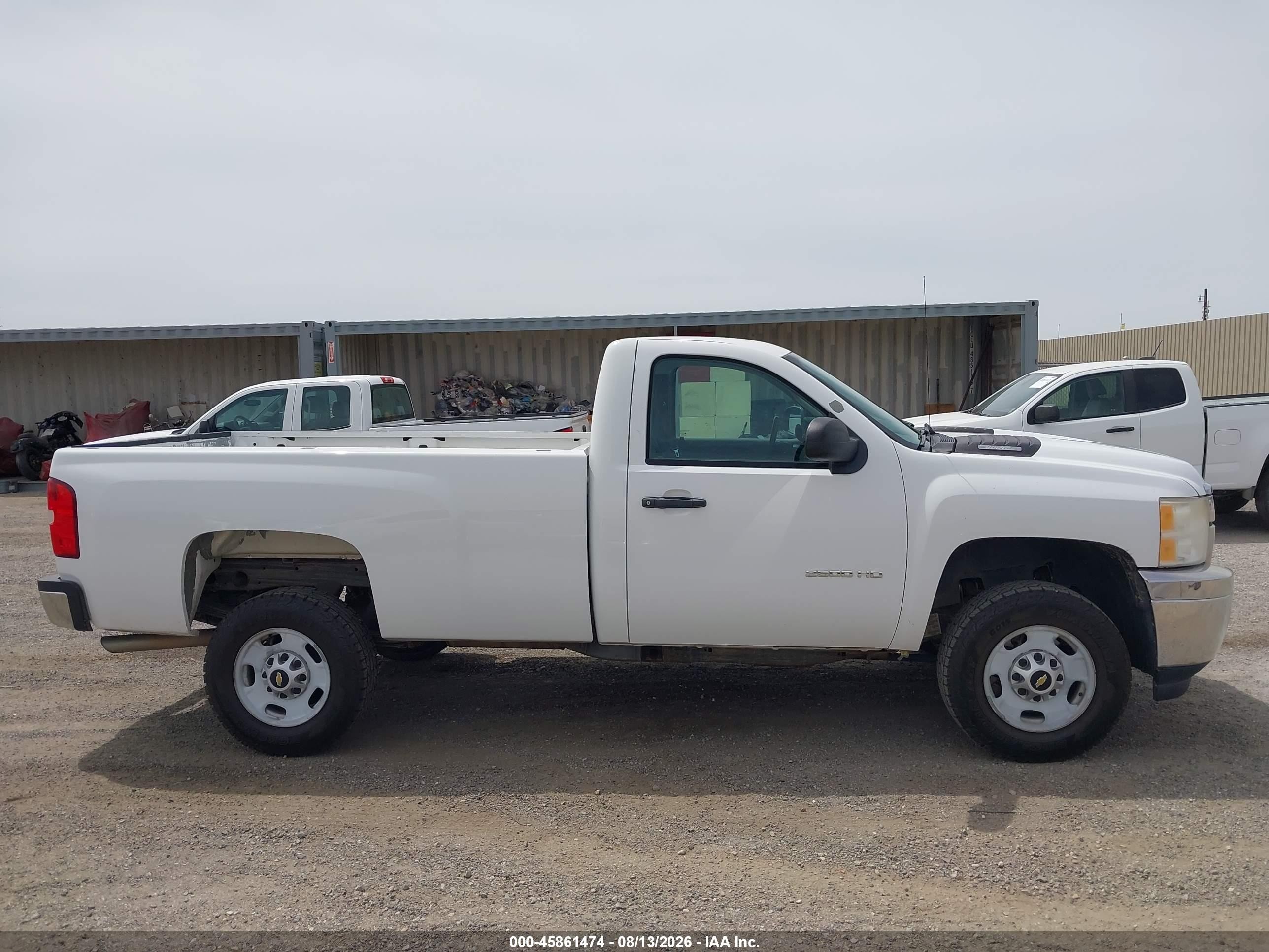 2013 Chevrolet Silverado 2500hd Work Truck White vin: 1GC0KVCG9DZ286285