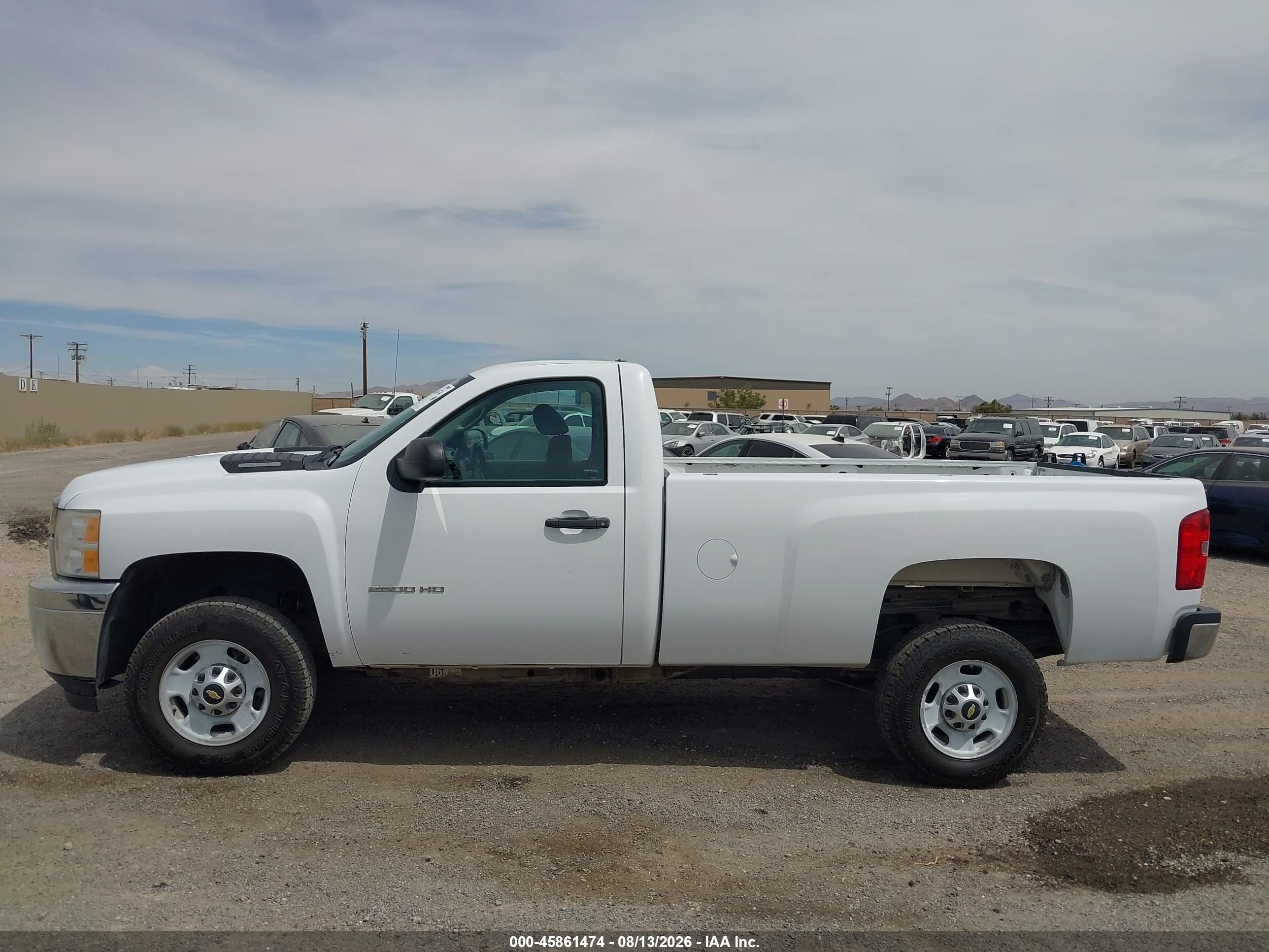 2013 Chevrolet Silverado 2500hd Work Truck White vin: 1GC0KVCG9DZ286285