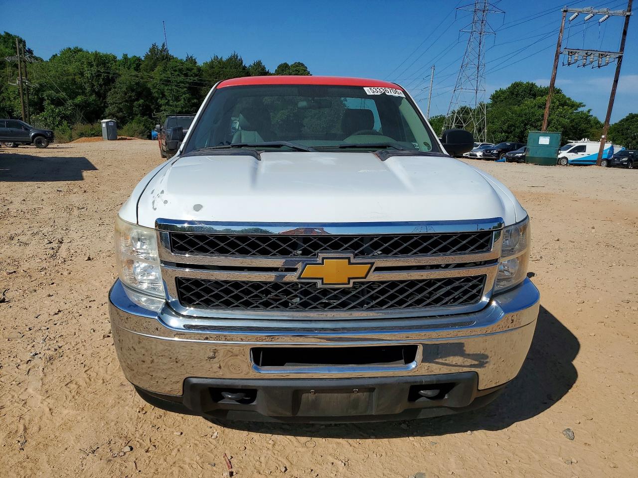 2013 Chevrolet Silverado K2500 Heavy Duty White vin: 1GC0KVCGXDF238294