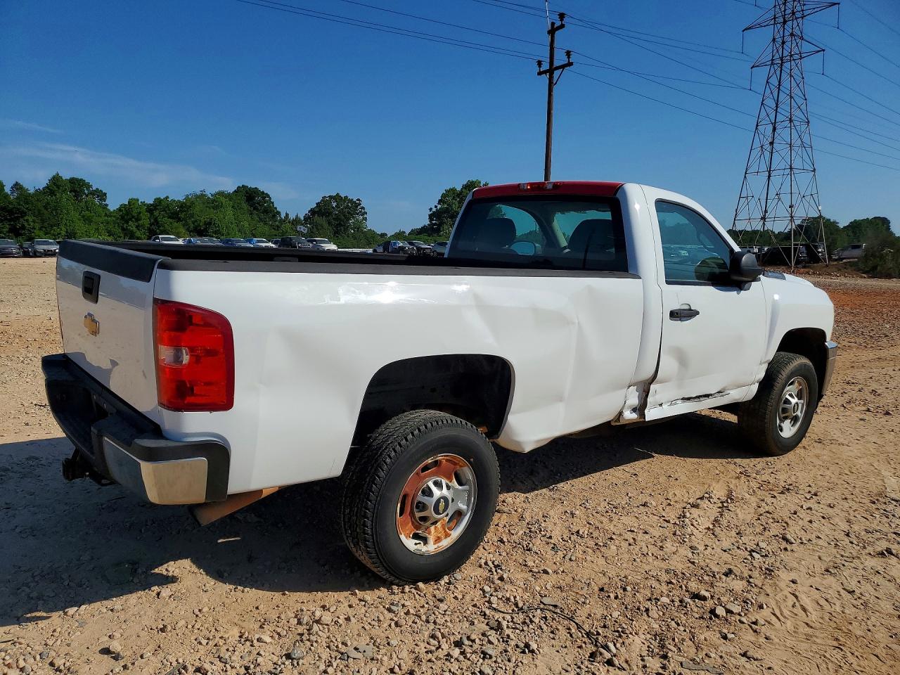 2013 Chevrolet Silverado K2500 Heavy Duty White vin: 1GC0KVCGXDF238294