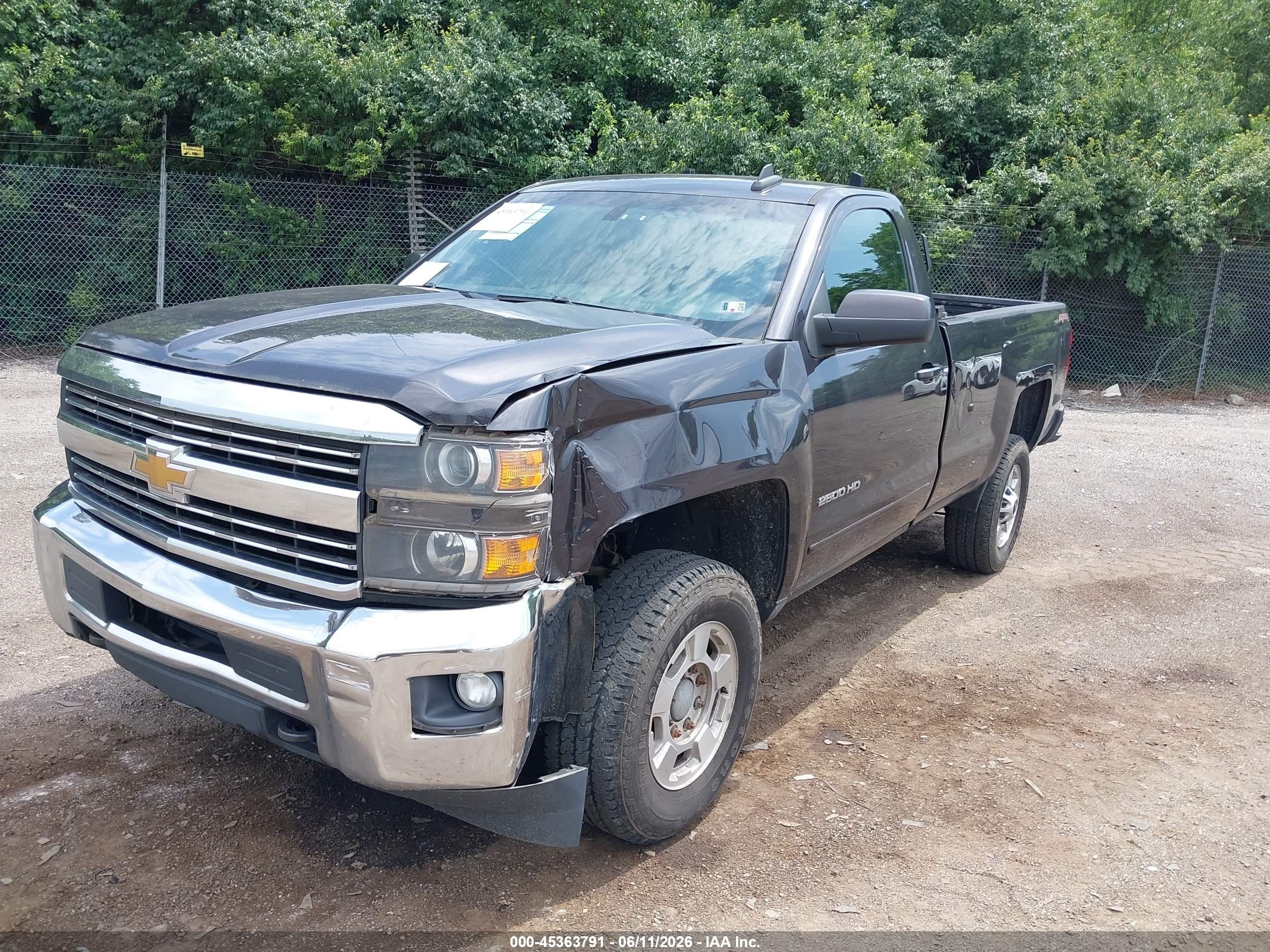 2015 Chevrolet Silverado 2500hd Built After Aug 14 Lt Black vin: 1GC0KVEGXFZ513533