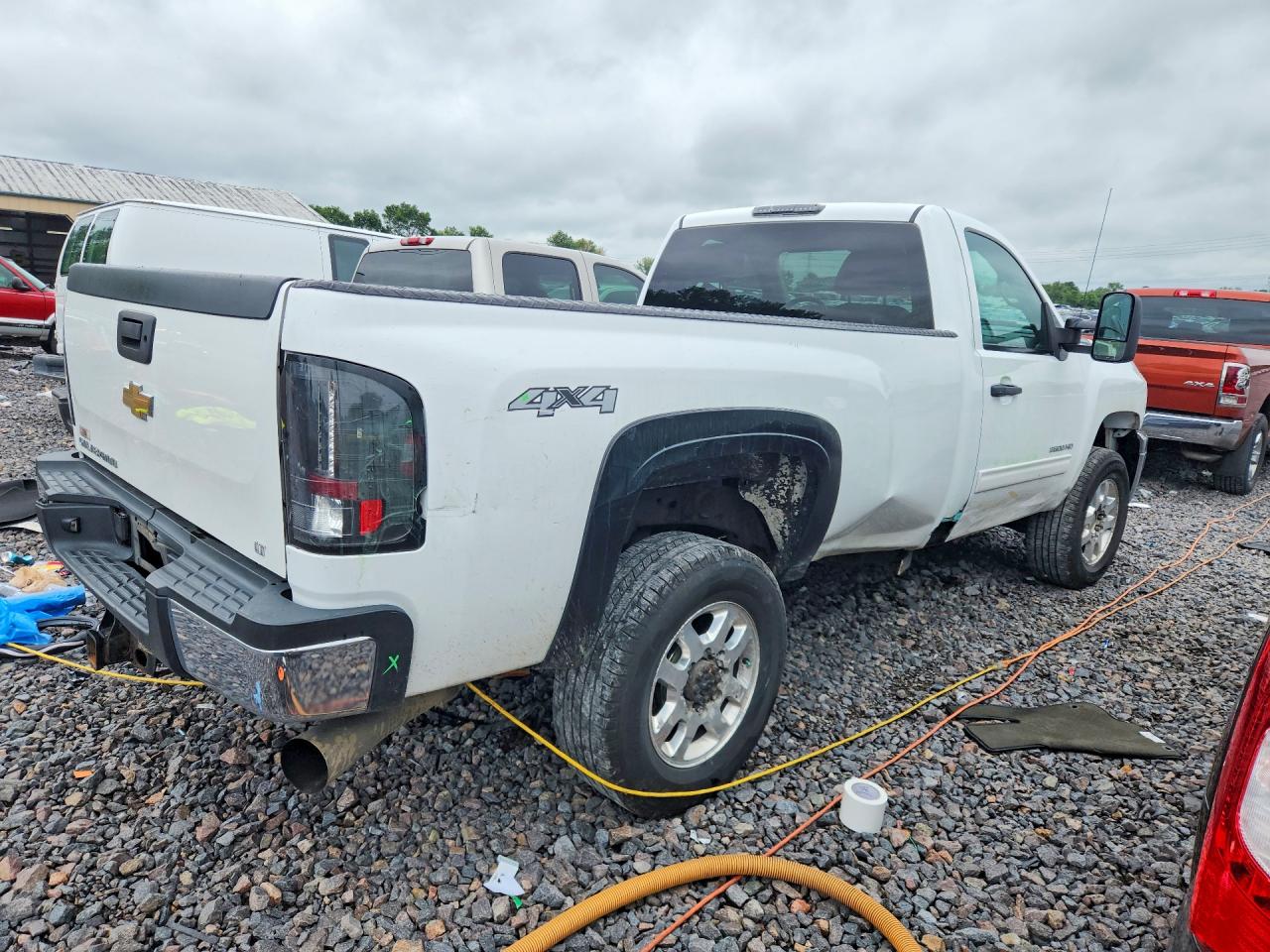 2011 Chevrolet Silverado K2500 Heavy Duty Lt White vin: 1GC0KXC87BF234611