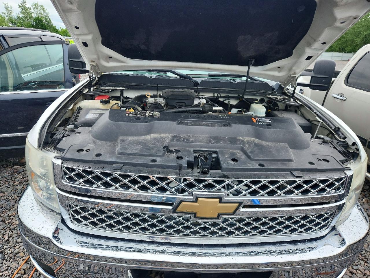 2011 Chevrolet Silverado K2500 Heavy Duty Lt White vin: 1GC0KXC87BF234611
