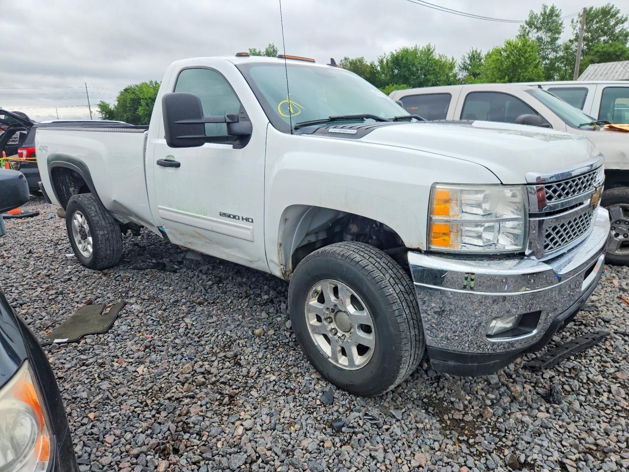 2011 Chevrolet Silverado K2500 Heavy Duty Lt White vin: 1GC0KXC87BF234611
