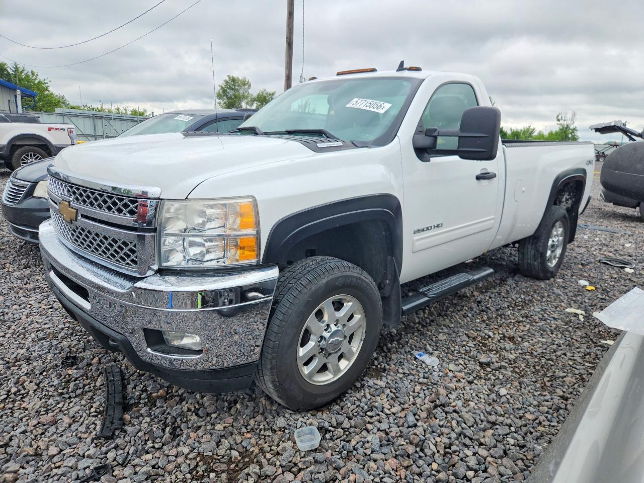 2011 Chevrolet Silverado K2500 Heavy Duty Lt White vin: 1GC0KXC87BF234611