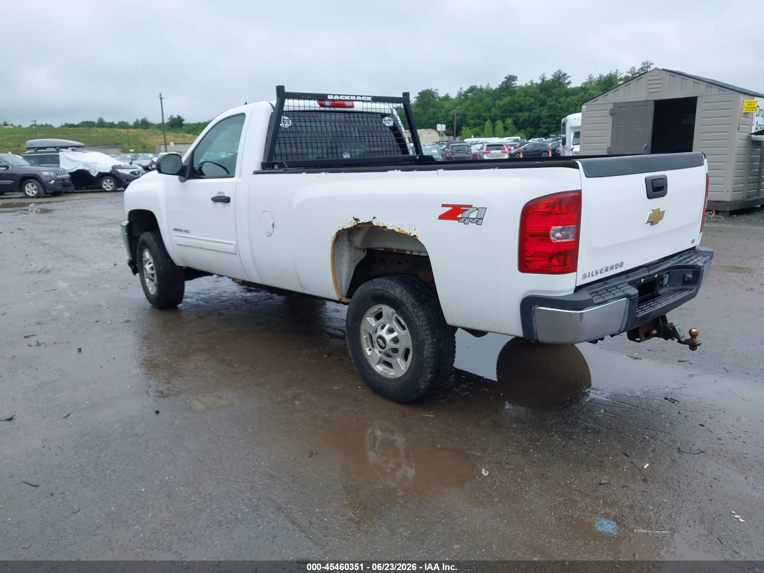 2011 Chevrolet Silverado 2500hd Lt White vin: 1GC0KXCG7BF107560