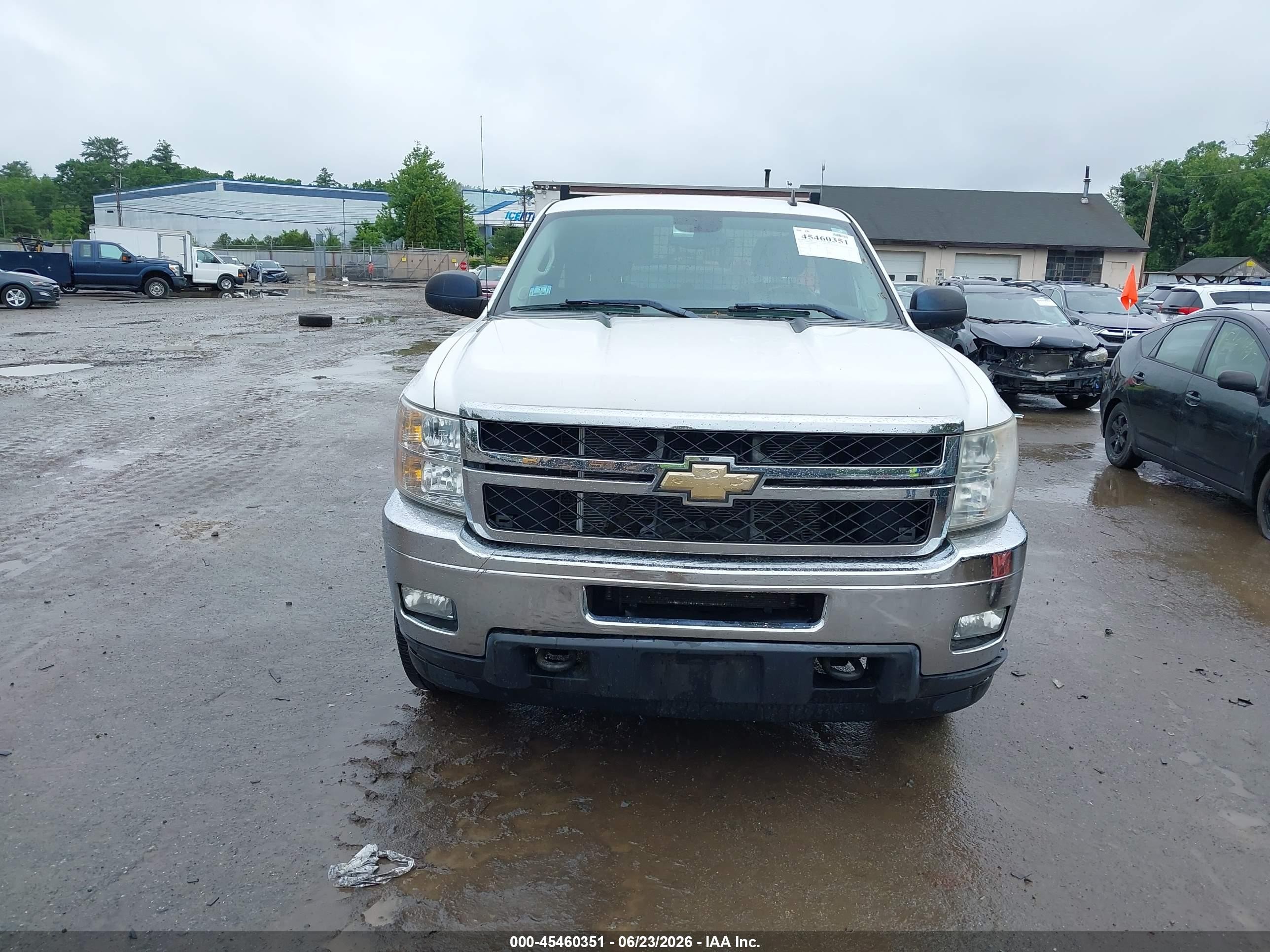 2011 Chevrolet Silverado 2500hd Lt White vin: 1GC0KXCG7BF107560