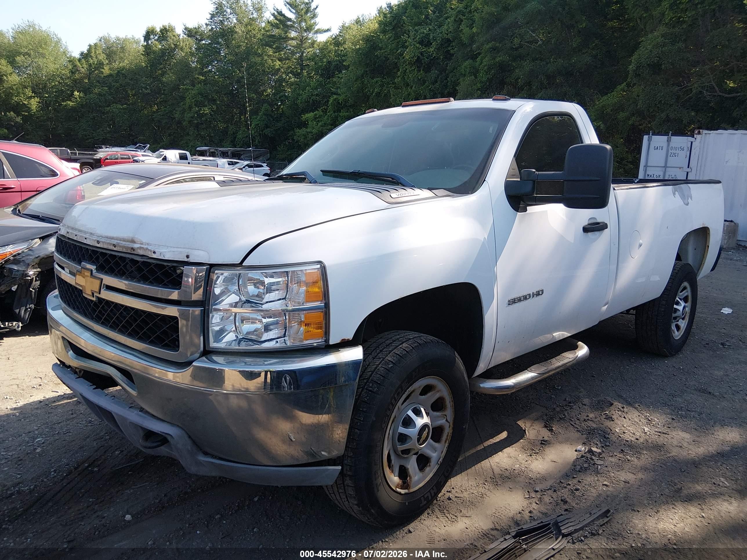 2014 Chevrolet Silverado 3500hd Work Truck Белый vin: 1GC0KZCG2EF179363