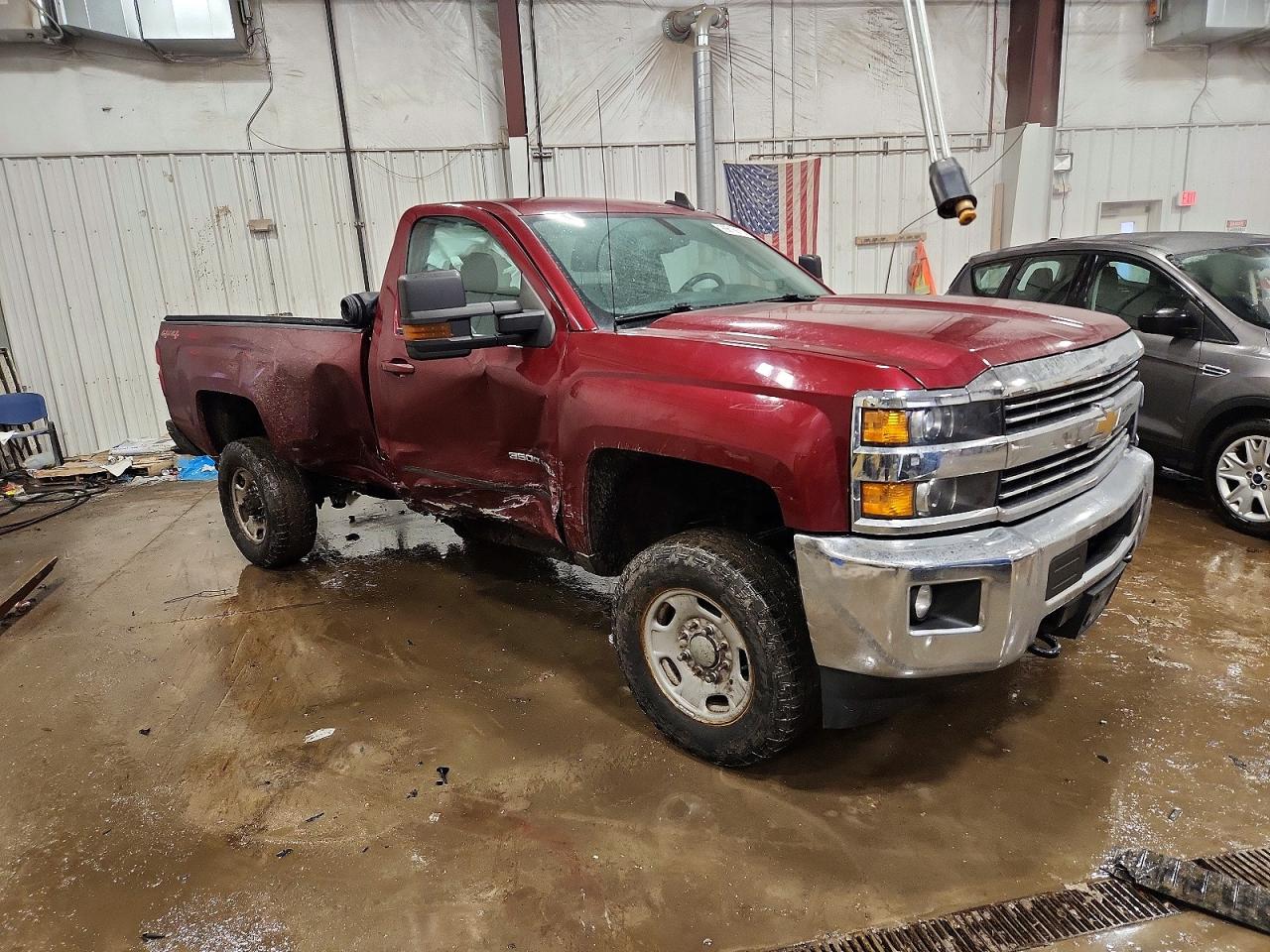 2015 Chevrolet Silverado K3500 Lt Maroon vin: 1GC0KZEG0FZ511667
