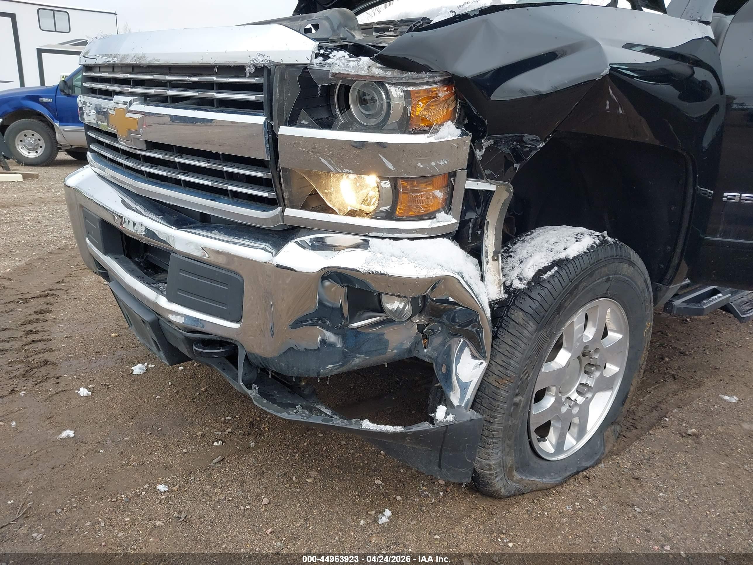 2015 Chevrolet Silverado 3500hd Lt Black vin: 1GC0KZEG6FZ528232
